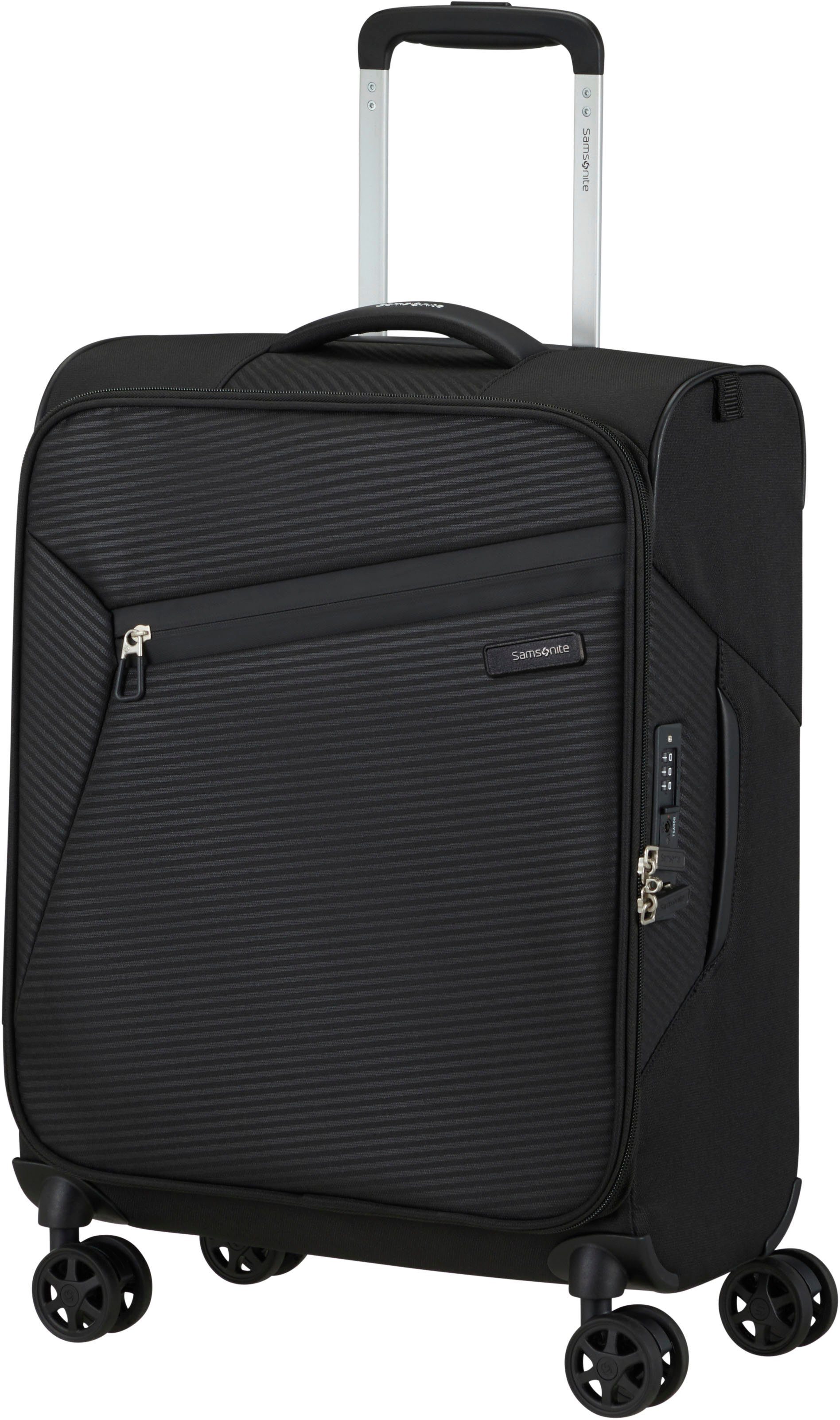 Samsonite Weichgepäck-Trolley LITEBEAM, verschiedene Größen und Farben, 4 Rollen, für Geschäftsreise, Reise, Urlaub und Ferien, aus Polyester