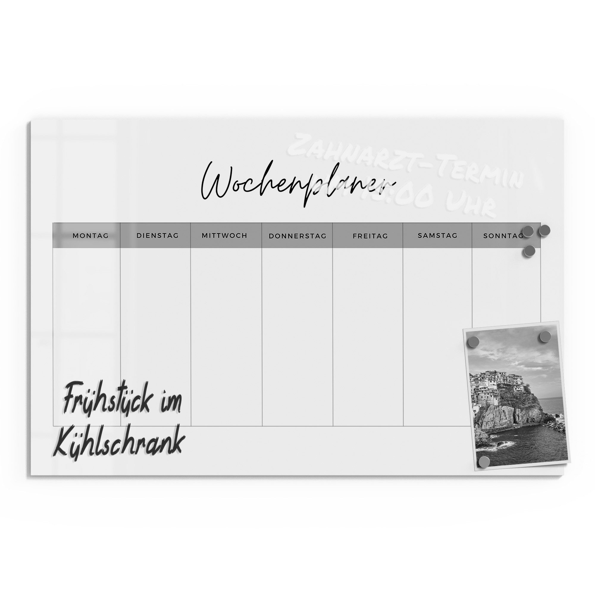 DEQORI Magnettafel 'Planer V3 Weiß (DE)', günstig online kaufen