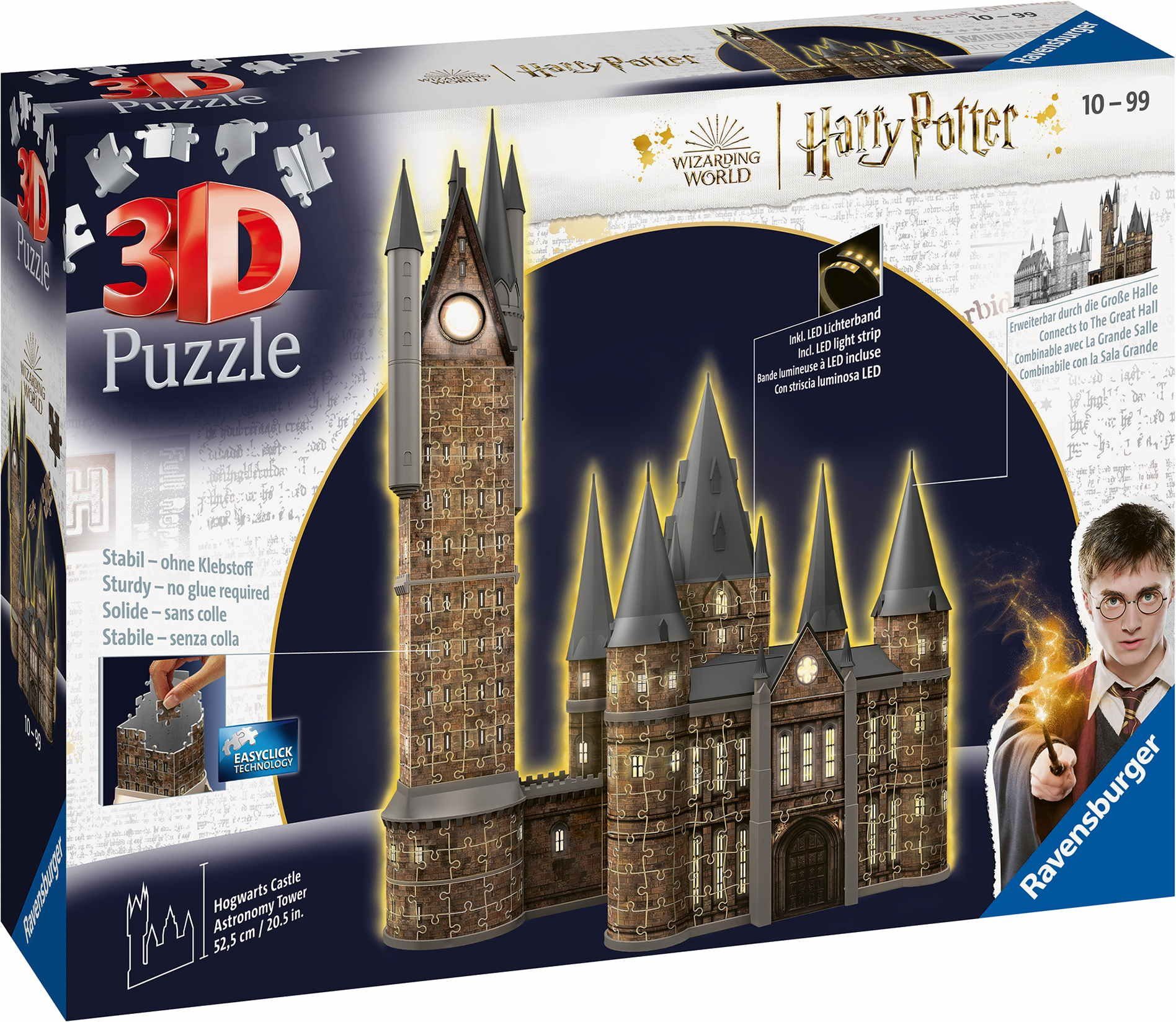 Ravensburger 3DPuzzle 540 Teile 3D Puzzle Harry Potter Hogwarts