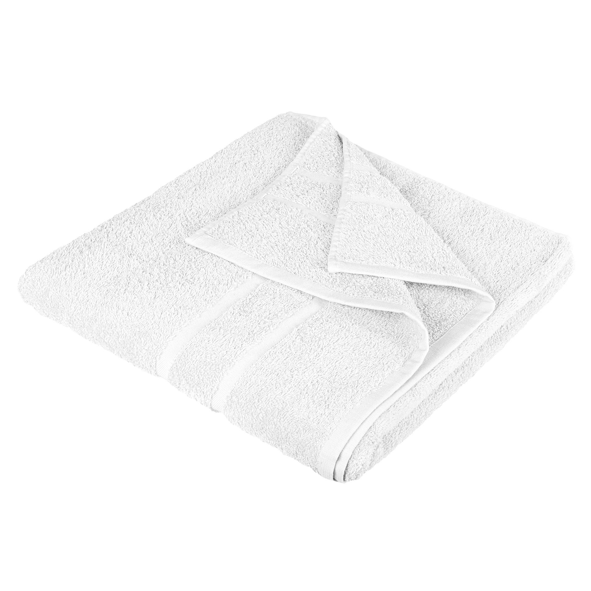 StickandShine Handtuch Handtücher Badetücher Saunatücher 500 GSM Wahl 100% Gästehandtücher zur Weiß in Duschtücher Baumwolle