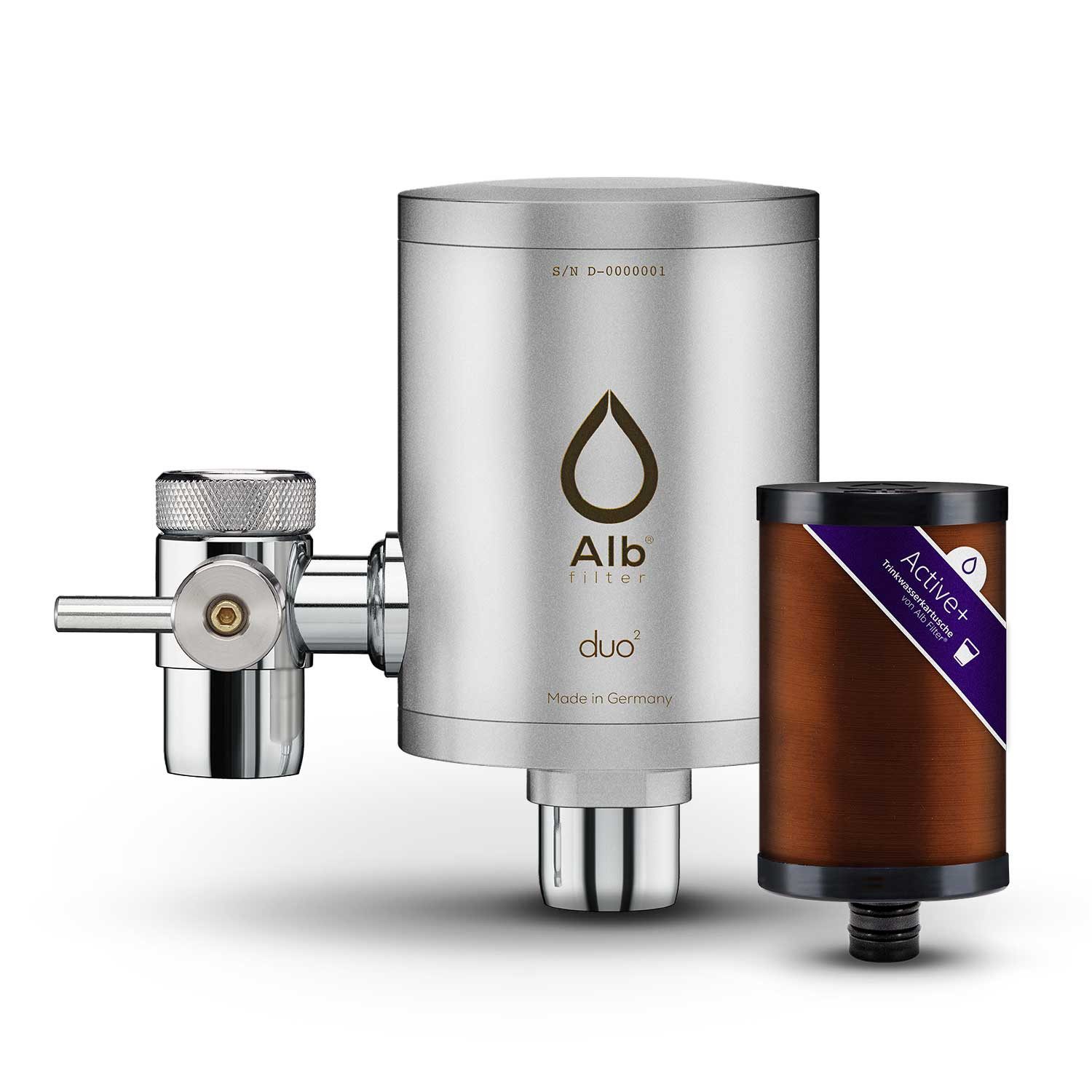 Wasserhahnfilter Alb Filter Duo Active Plus+ Wasserfilter für den Wasserhahn
