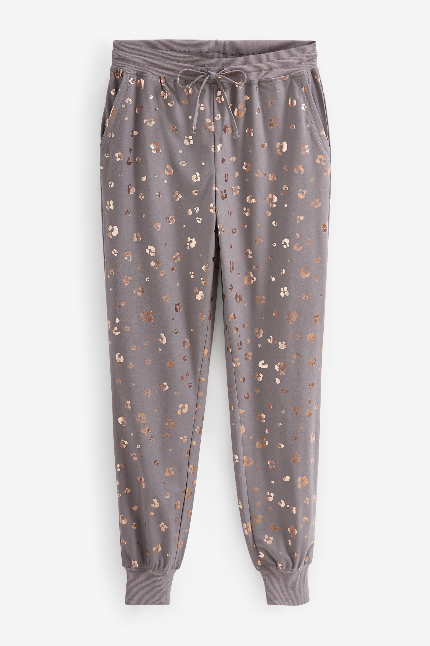 Next Pyjama Bequemer und superweicher tlg) Leopard (2 Lilac Pyjama Purple Foil