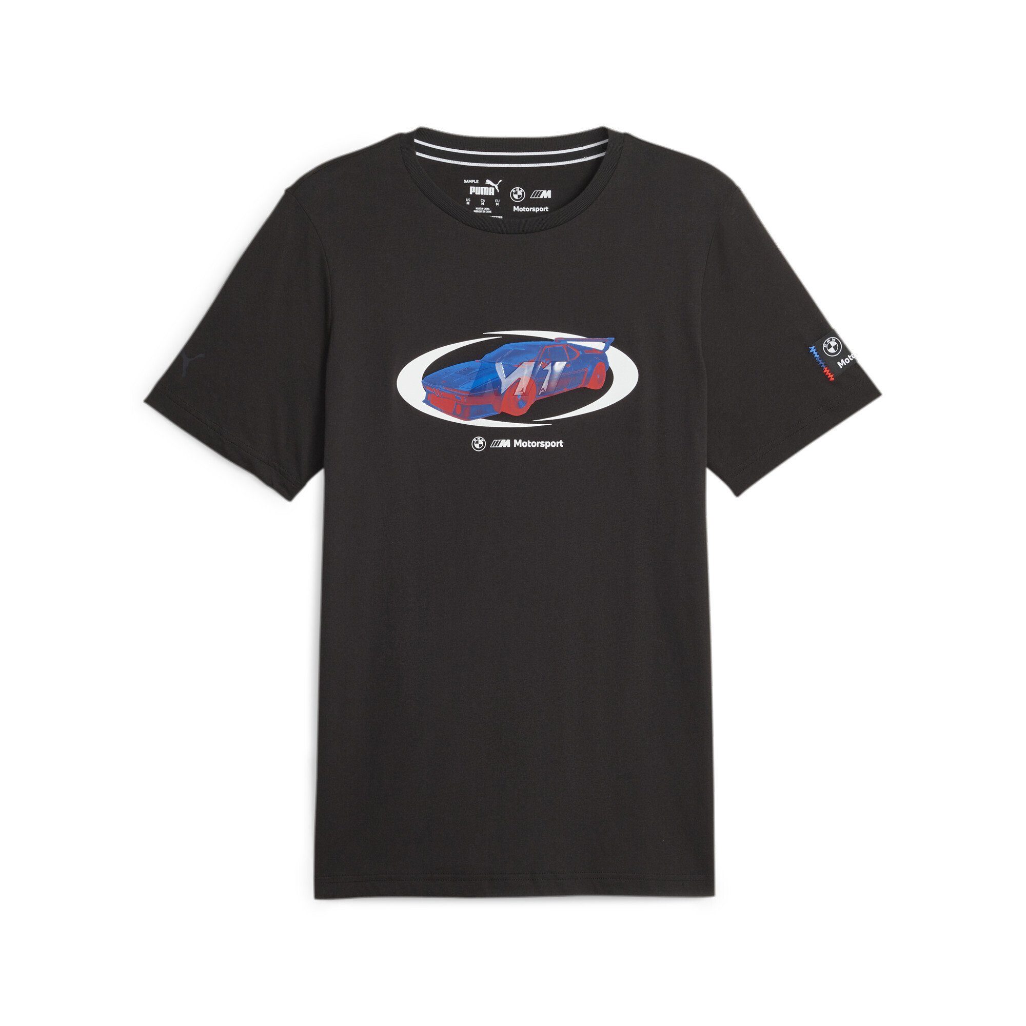 PUMA T-Shirt BMW M T-Shirt Herren Black Car Motorsport Statement