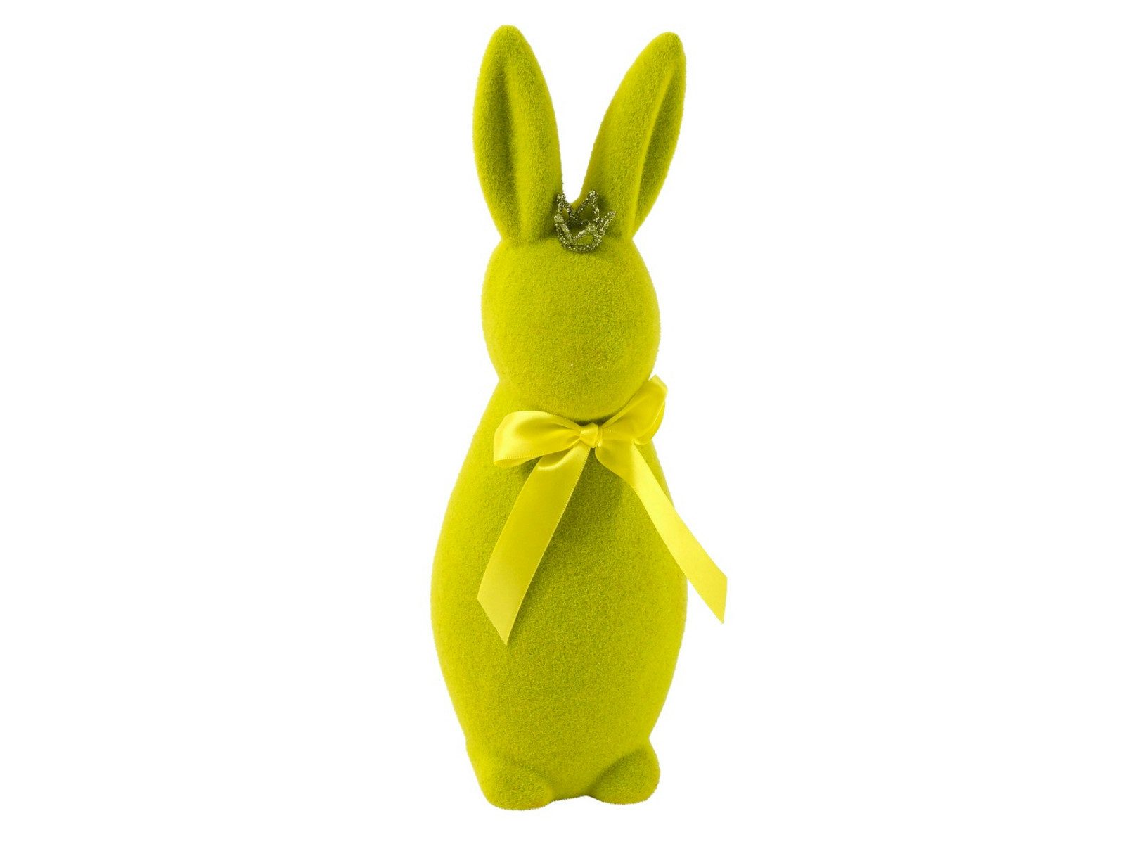 Werner Voß Dekofigur Hase mit Schleife grün 41cm