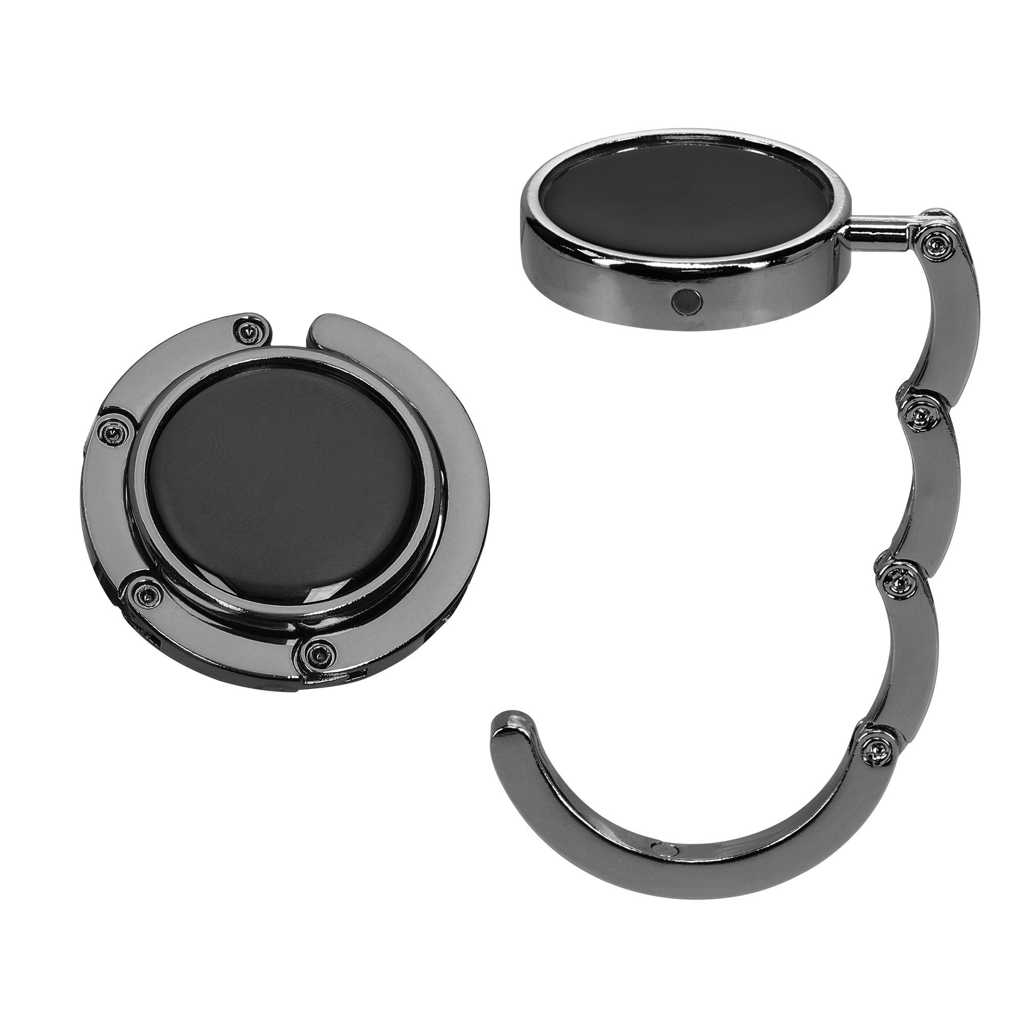 Taschen-Halterung kwmobile Tisch Handtaschenhalter Haken - 2x Faltbare Antirutsch