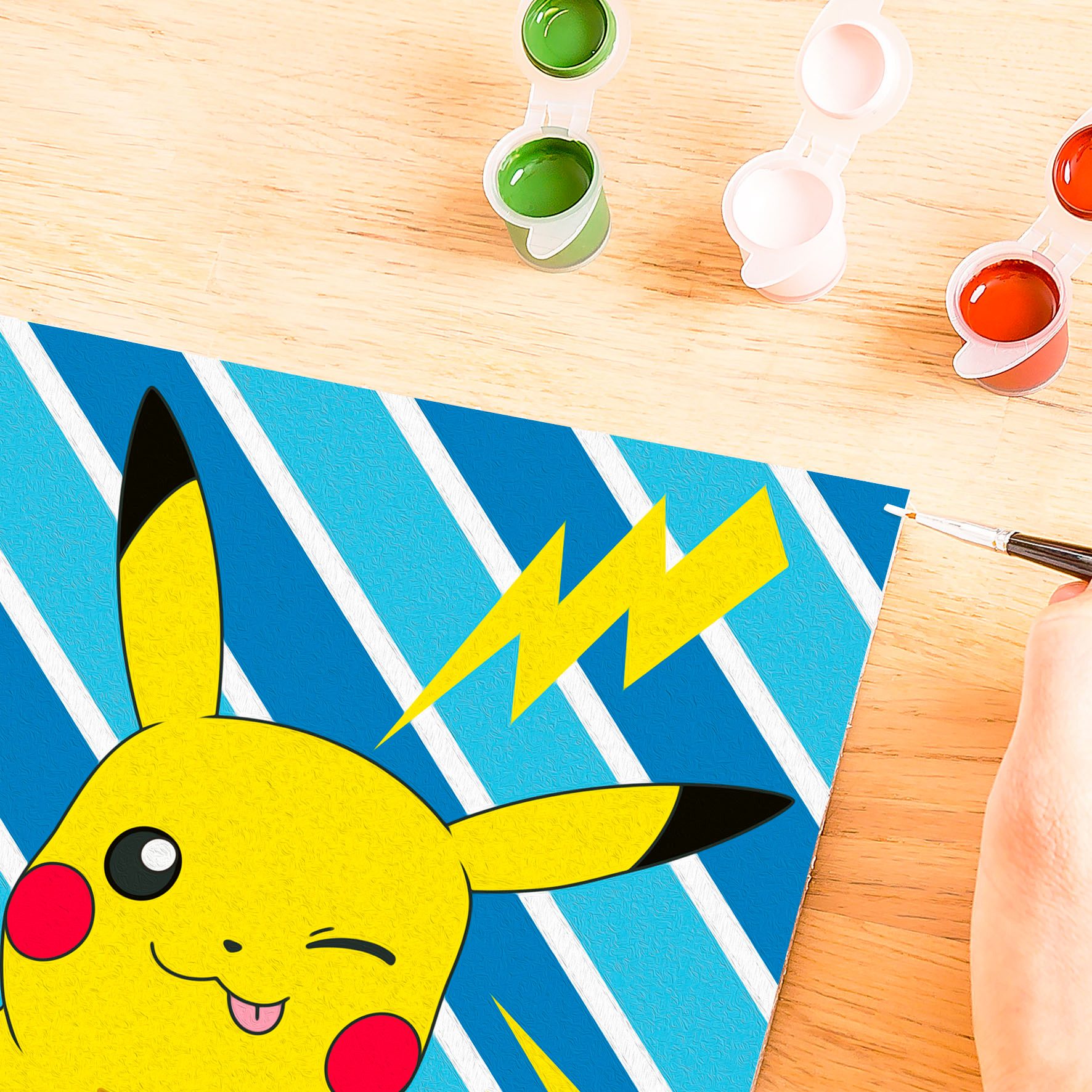 Ravensburger Malen nach Zahlen CreArt, Freches Pikachu, Made in Europe