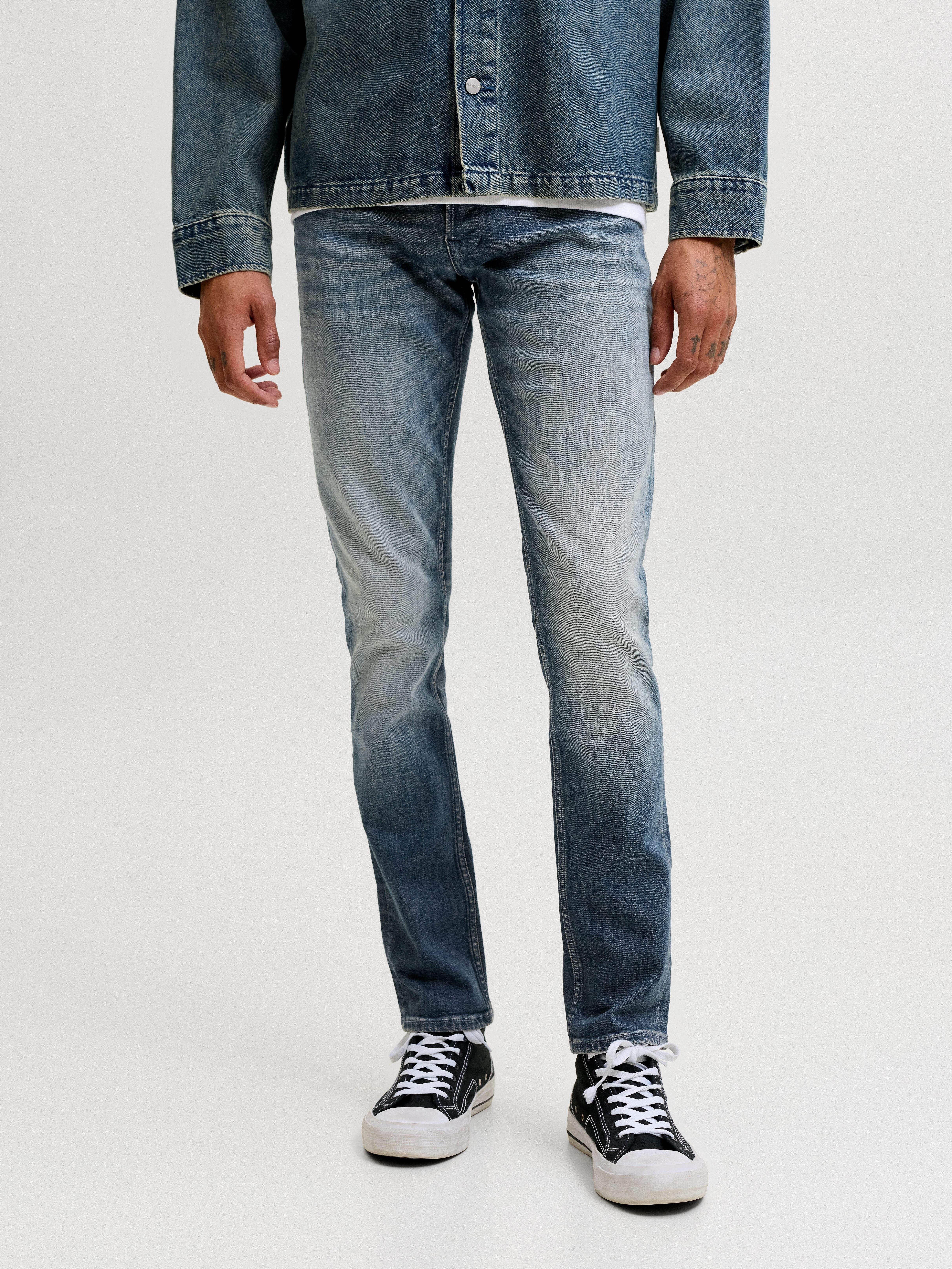 Jack & Jones Slim-fit-Jeans JJIGLENN JJROY JJ 367 SN Baumwollmischung, slim fit