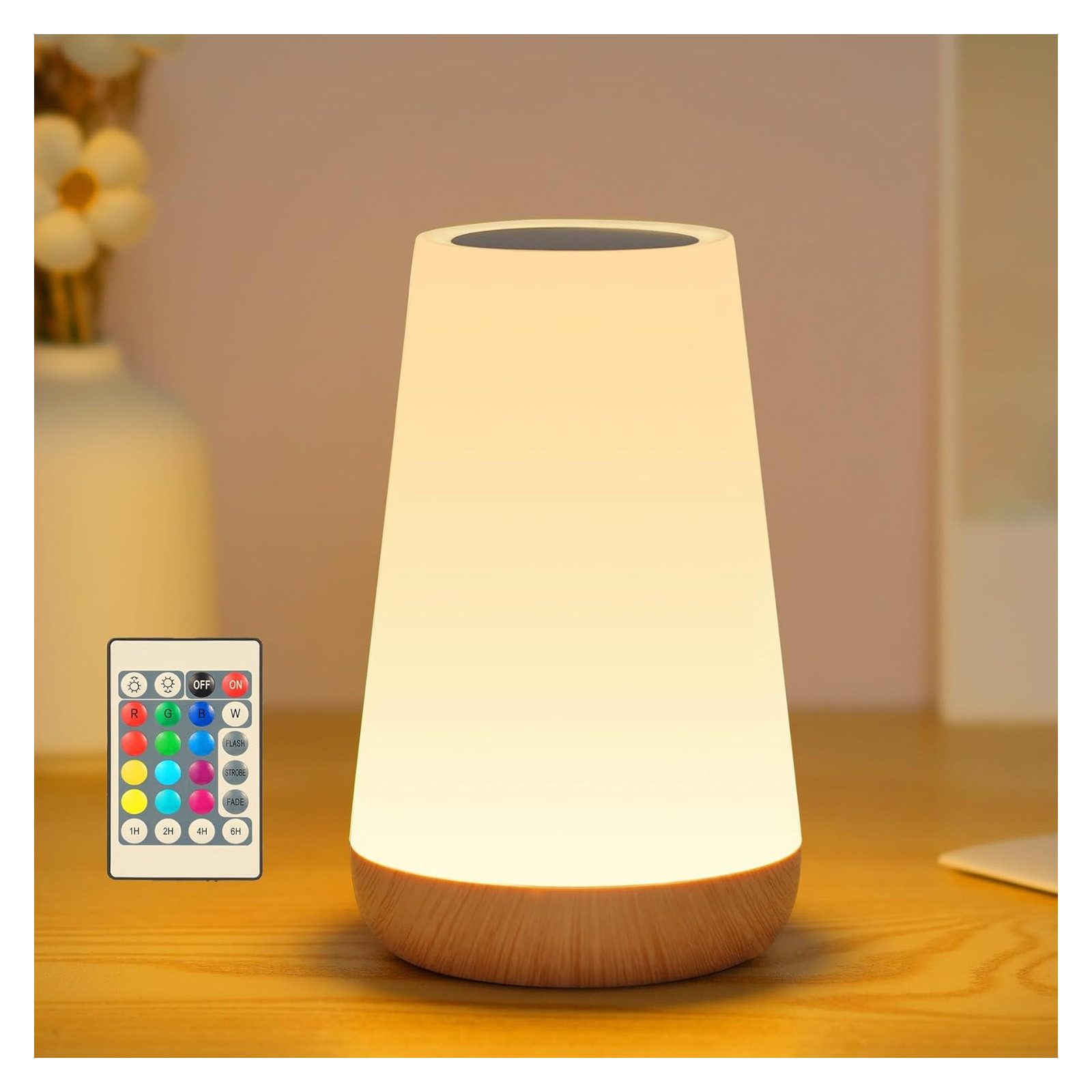 BlingBin LED Nachttischlampe Touch Dimmbar, RGB günstig online kaufen