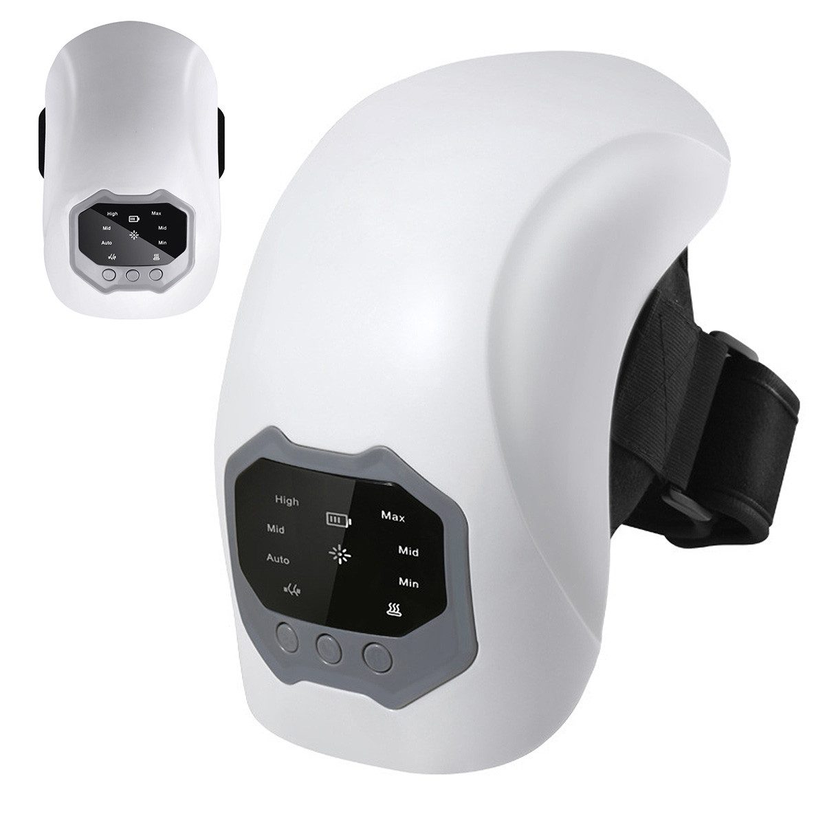 Massagegerät Kniemassagegerät mit Wärme, Vibration & Touchscreen, 3 Stufen