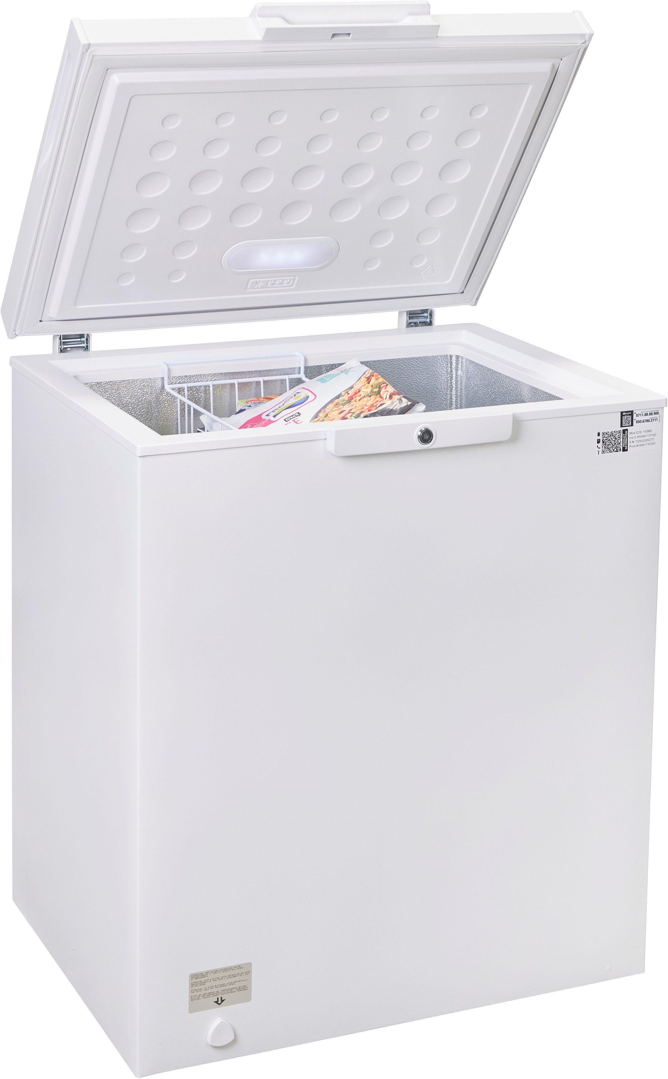 BAUKNECHT Gefriertruhe GTE 150MD, 70,5 cm breit, 142 l, Mit Multi Zone mit nur einem Tastendruck vom Gefrier- zum Kühlgerät