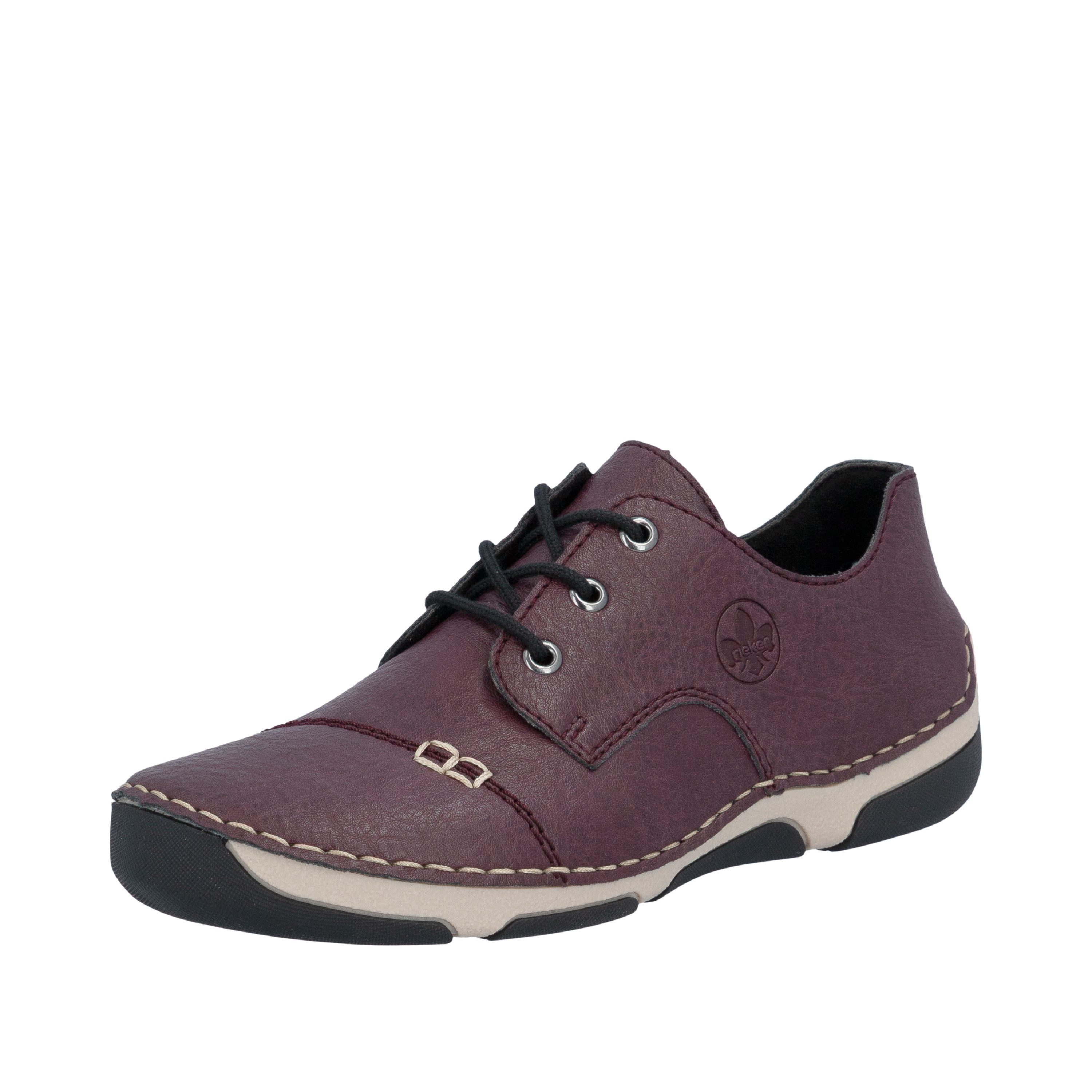 Rieker Sneaker Schnürschuh, Halbschuh, Freizeitsneaker mit Label
