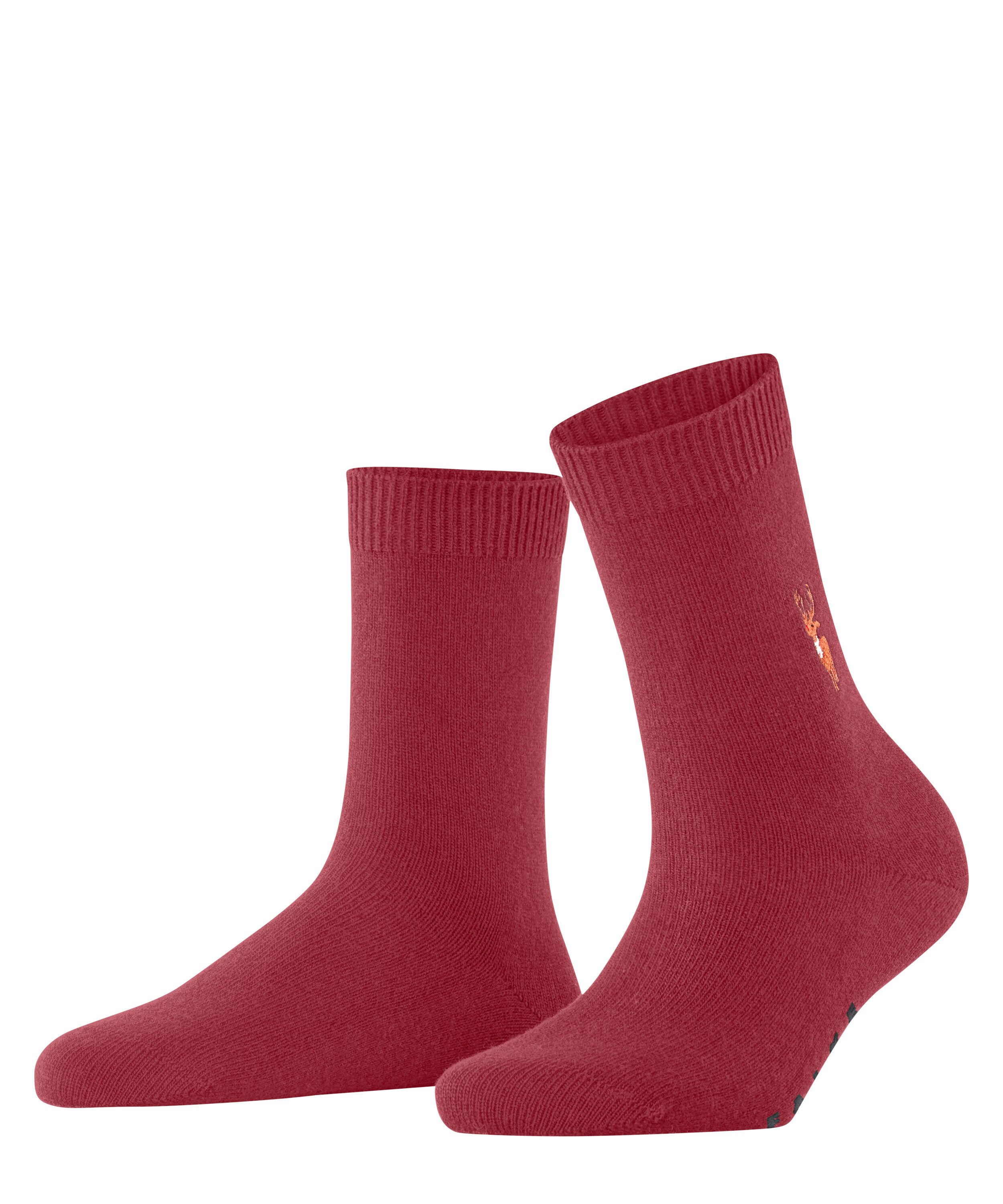 FALKE Socken FALKE Cosy Wool Reindeer X-Mas Damen (1-Paar) mit Kaschmir