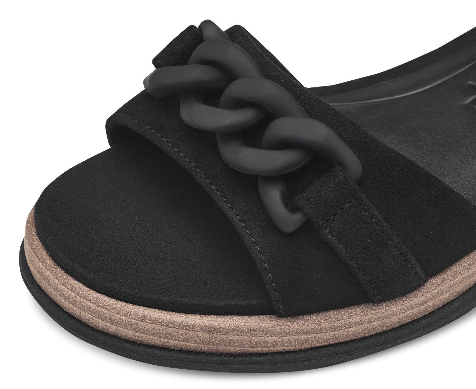 Tamaris Keilsandalette, Sommerschuh, Riemchensandale mit mattierter Zierket günstig online kaufen