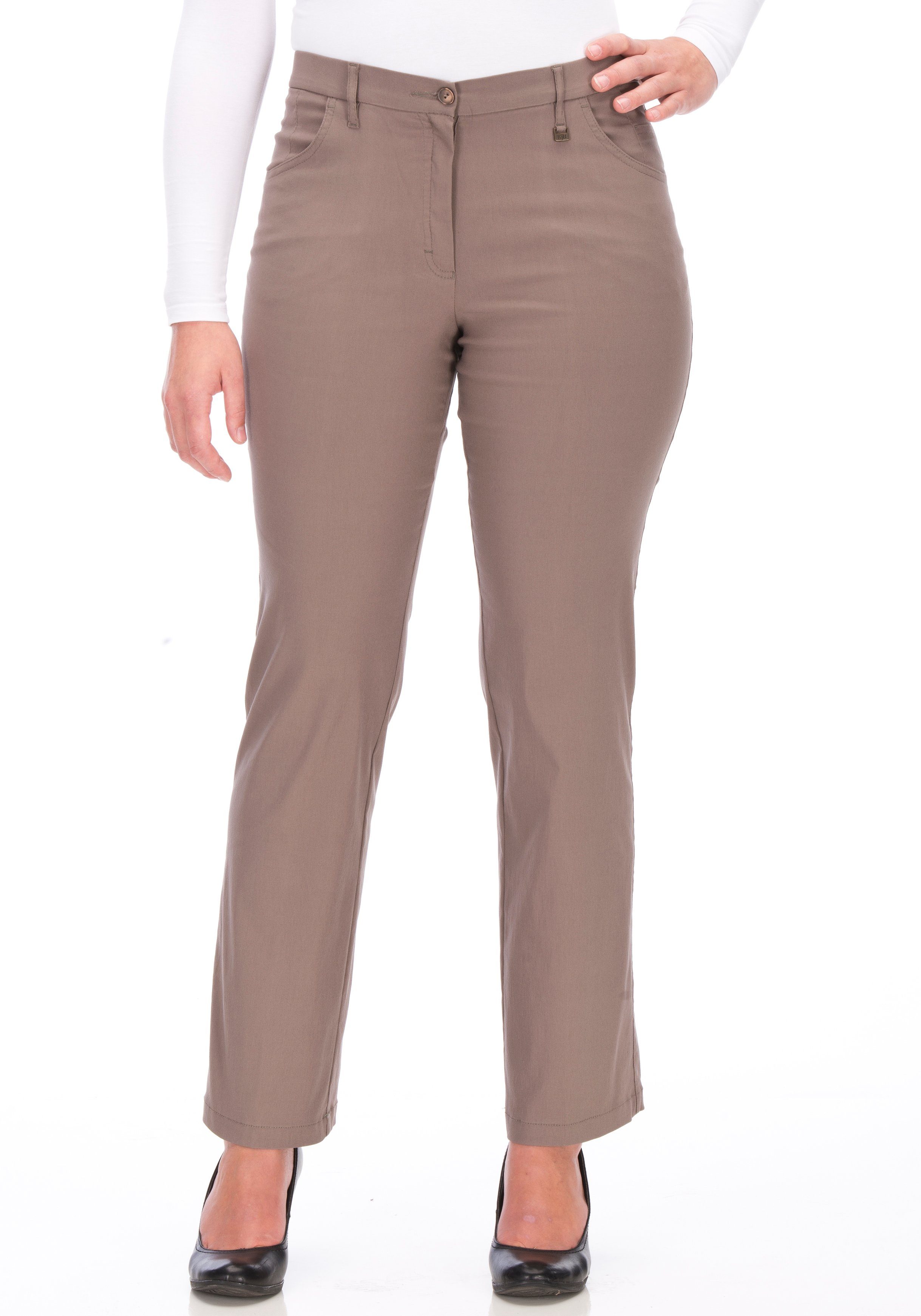 KjBRAND 5-Pocket-Hose "Betty Bengaline", in bequemer Form günstig online kaufen