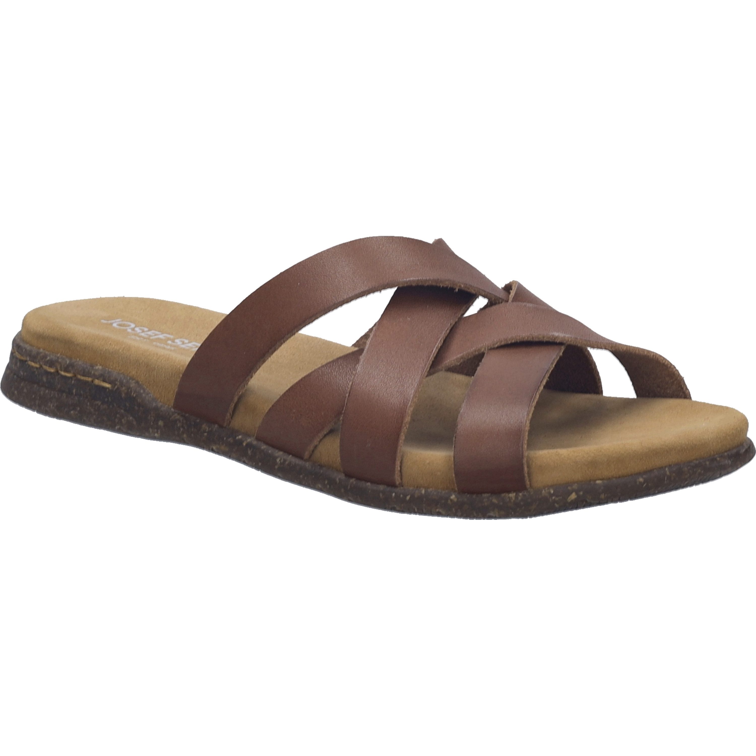 Fabricia 05, braun Slipper