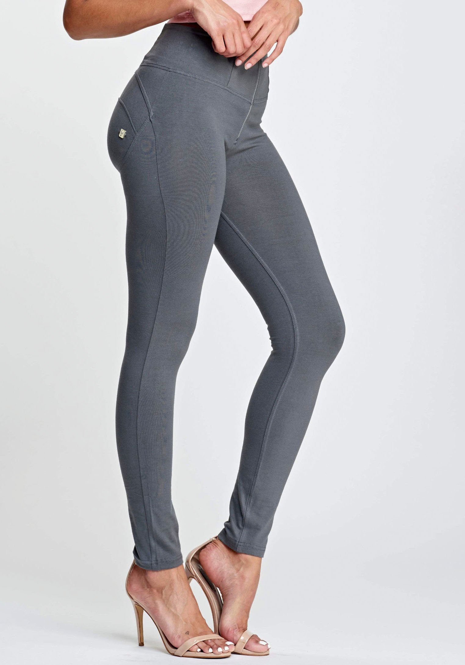 Freddy Jeggings WRUP2HC001ORG mit Lifting Shaping grey-grau Effekt &