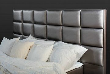 JVmoebel Bett Schlafzimmer Betten Kunstleder Luxus Bett Boxspringbett 180 x 200 cm (1-tlg., 1x Bett), Made in Europa