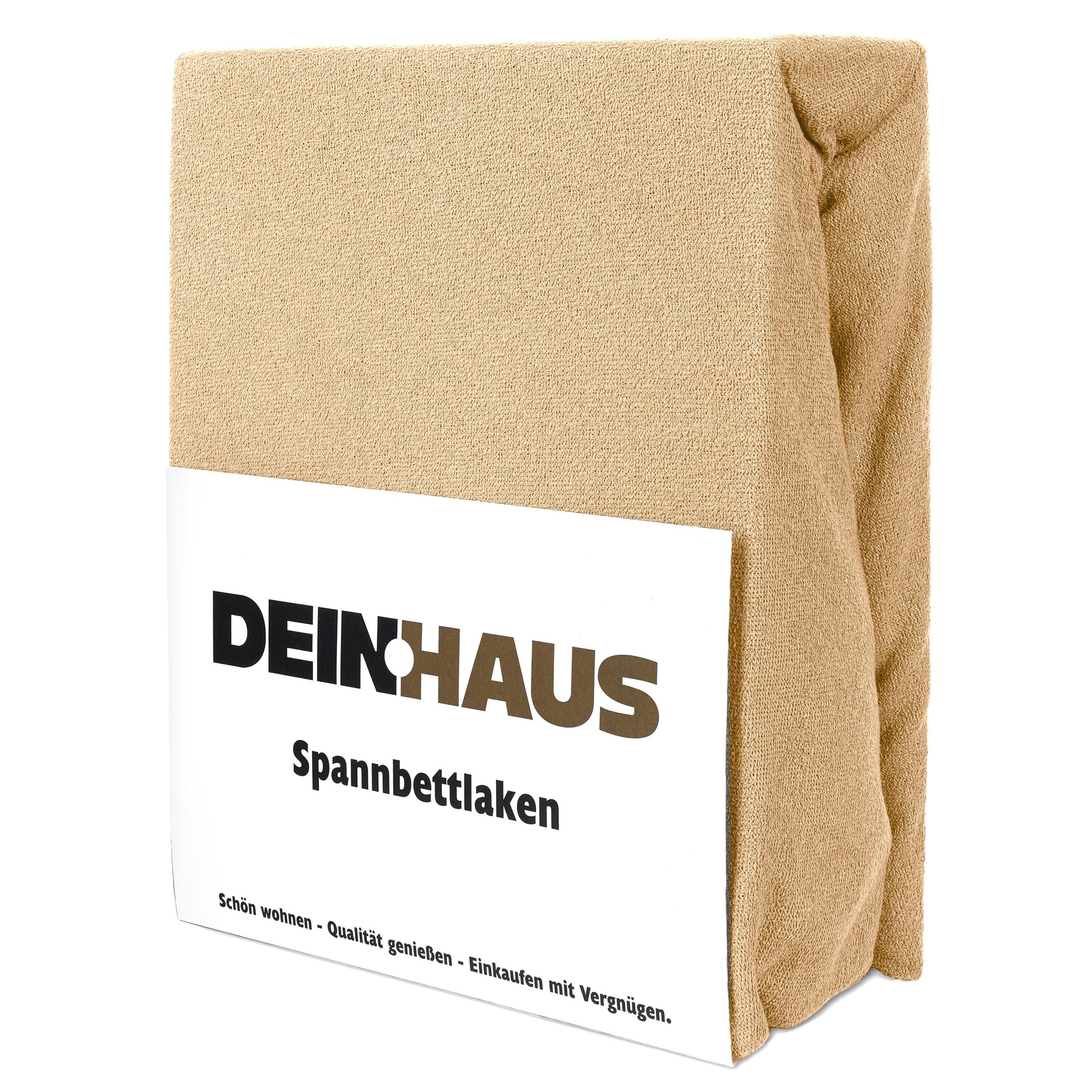 DH DEIN . HAUS Spannbettlaken Frottee günstig online kaufen