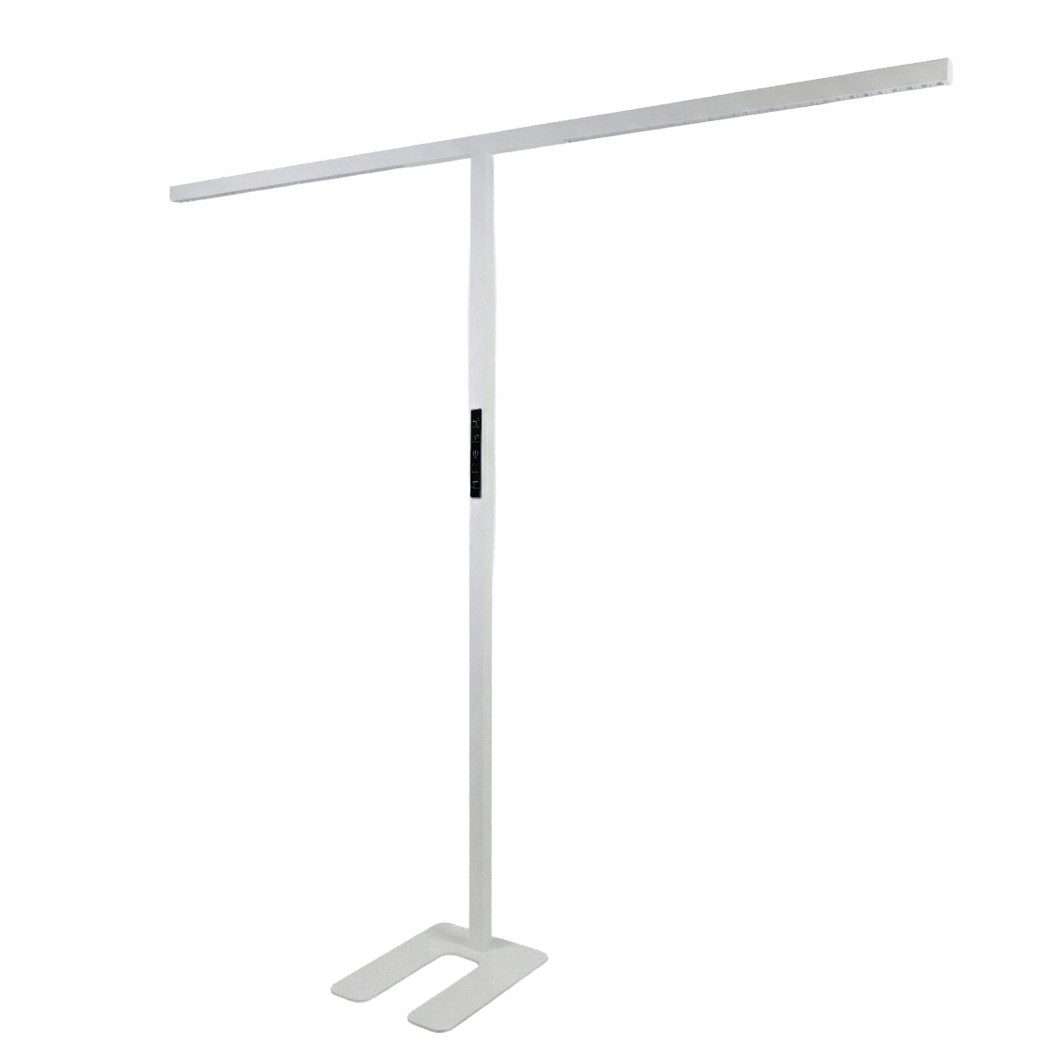 LUXULA LED Stehlampe LUXULA LED Stehleuchte 90 W 4000 K Neutralweiß Weiß, Neutralweiß
