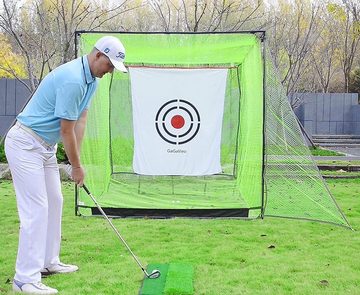 Kapler Golfnetz Golfnetz,Golf Übungsnetze, Golf schlagkäfig, mit Ziel 200 Oder 210cm (Spar-Set, Golfübungsnetz)