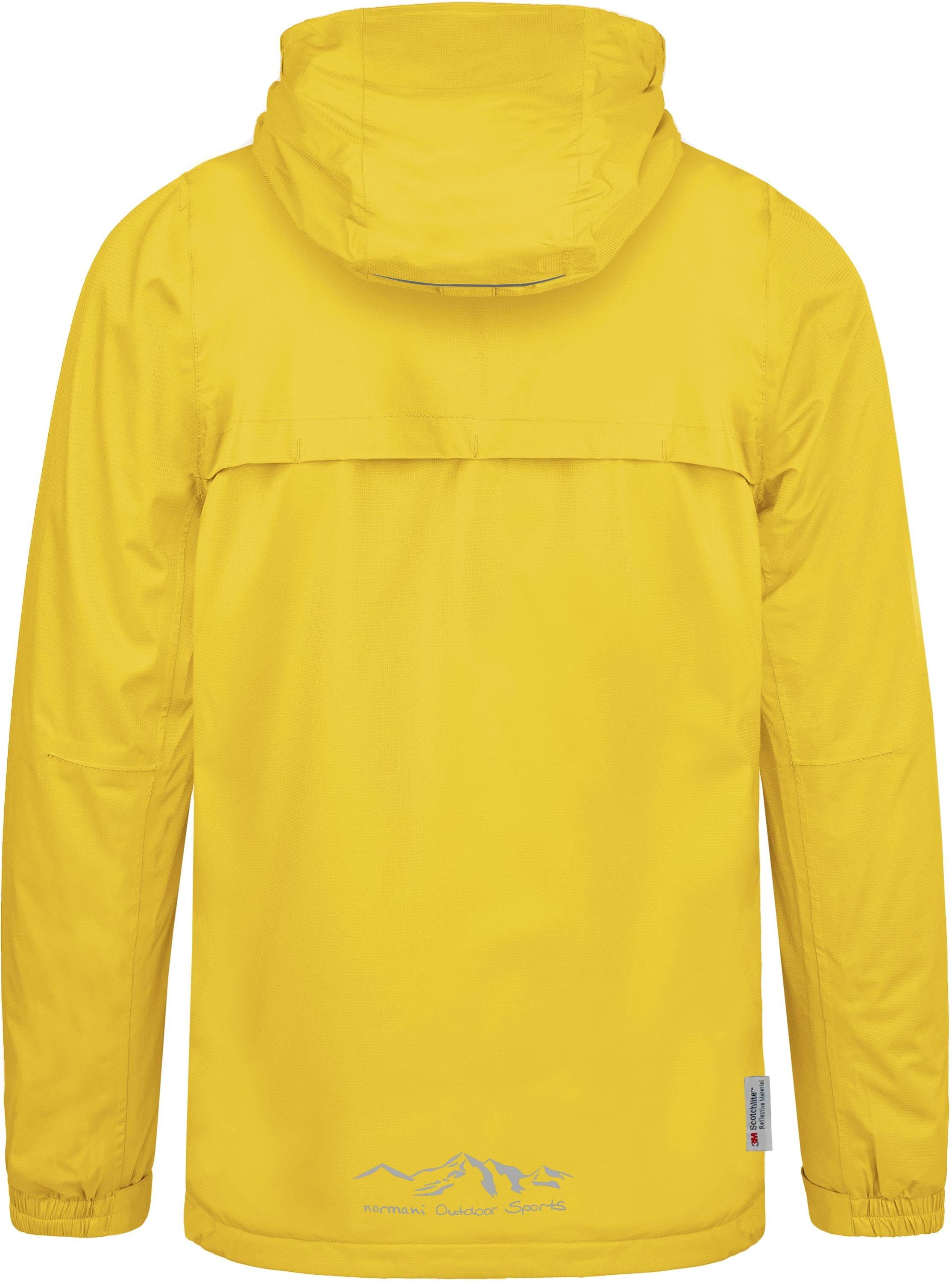 normani Regenjacke Kinder Sommer Regenjacke und Regenhose Wasserdichter Regenanzug Regen Overall für Junge und Mädchen