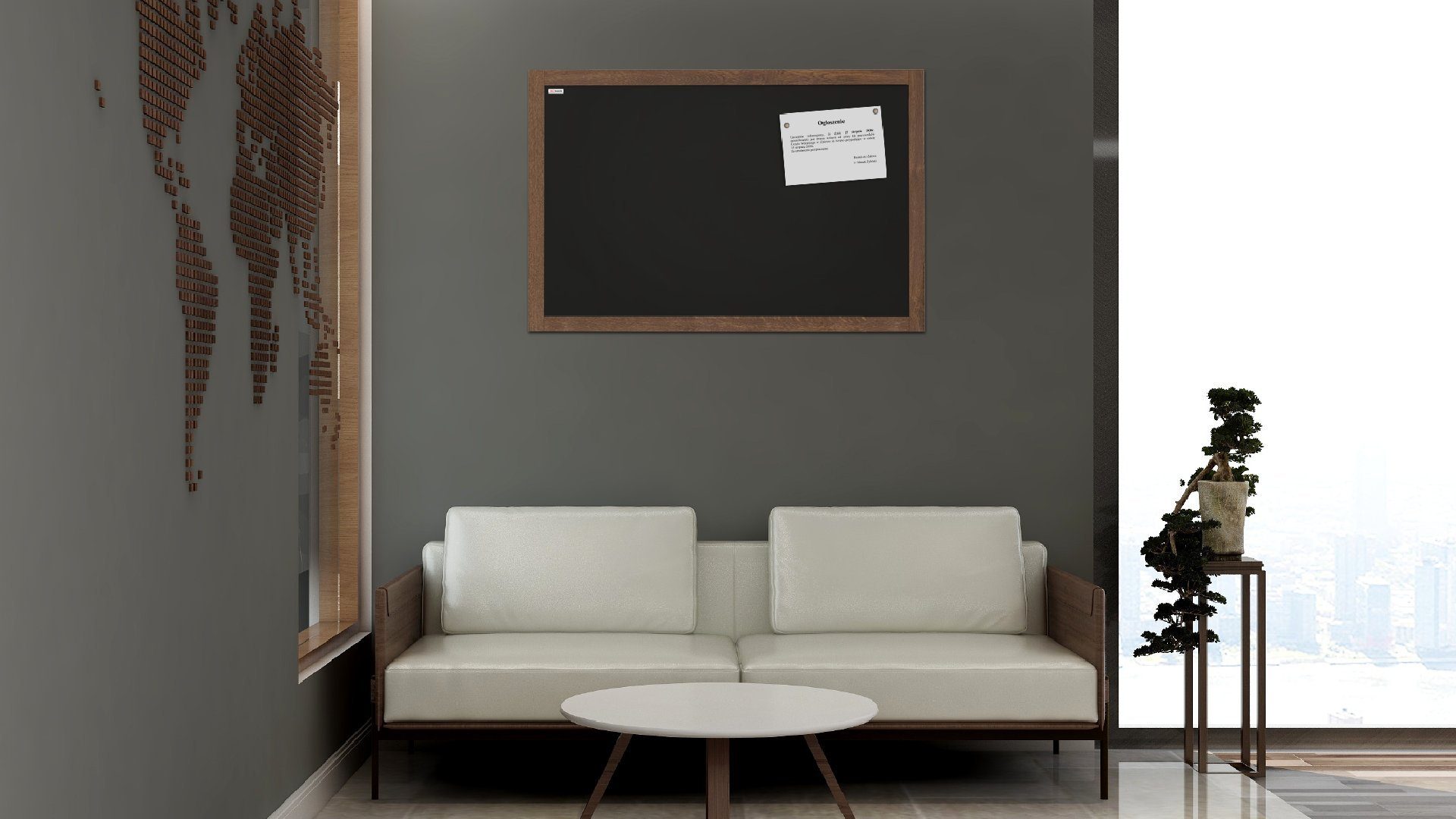 ALLboards Tafel ALLboards Kreidetafel Holzrahmen Schreibtafel günstig online kaufen