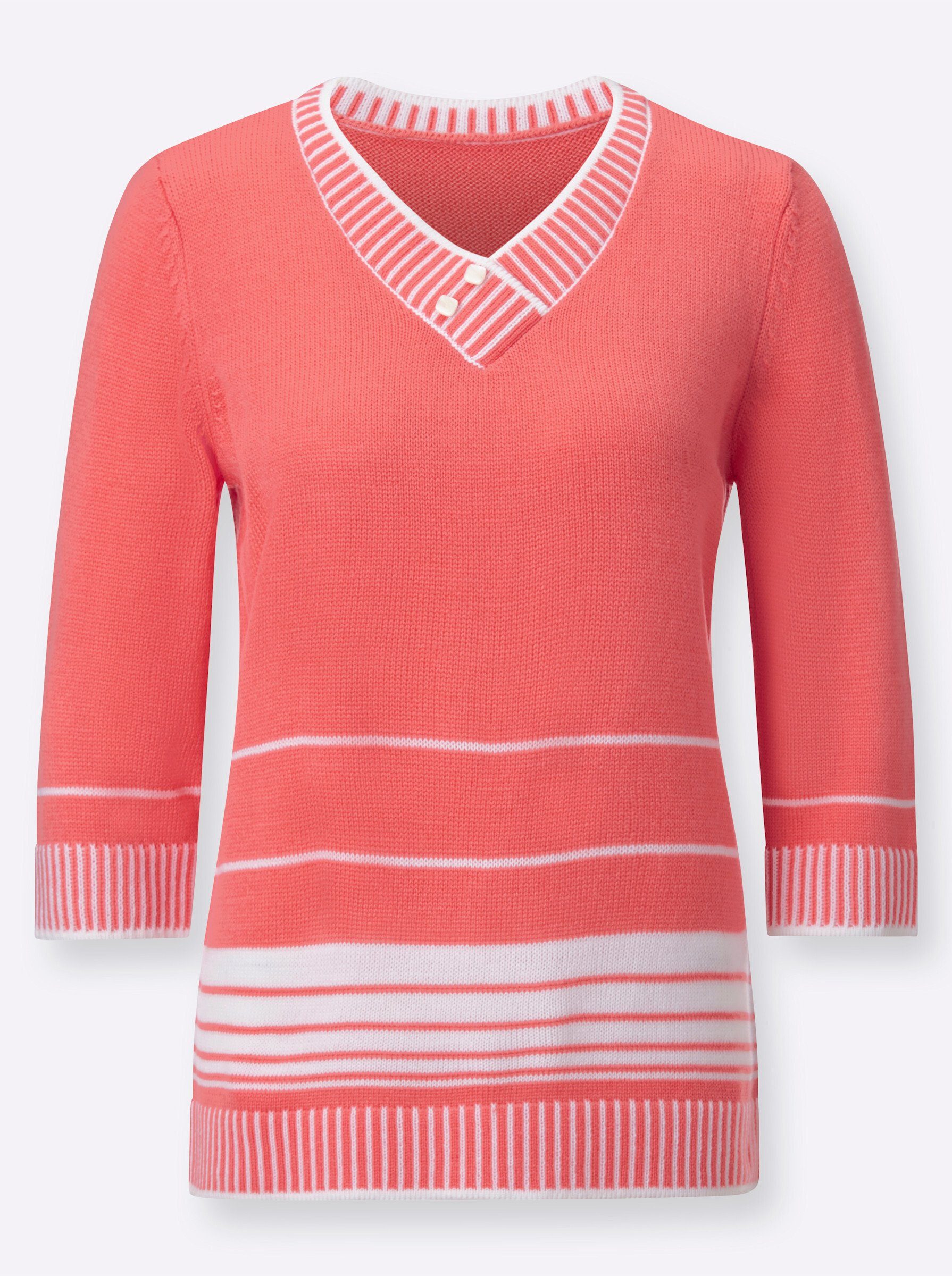 Witt Strickpullover Pullover 3/4-Arm Jersey