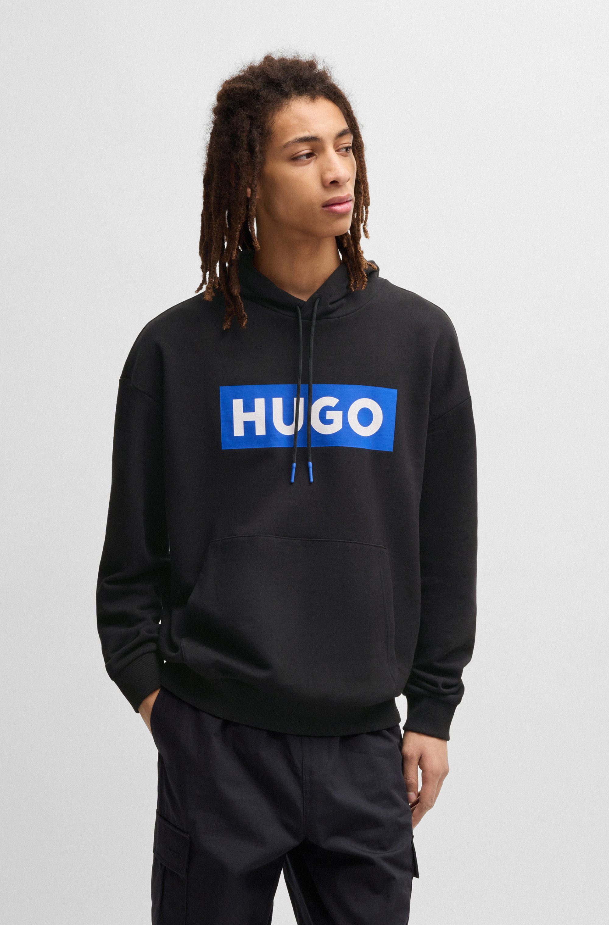 HUGO Blue Kapuzensweatshirt Nalves mit großem günstig online kaufen