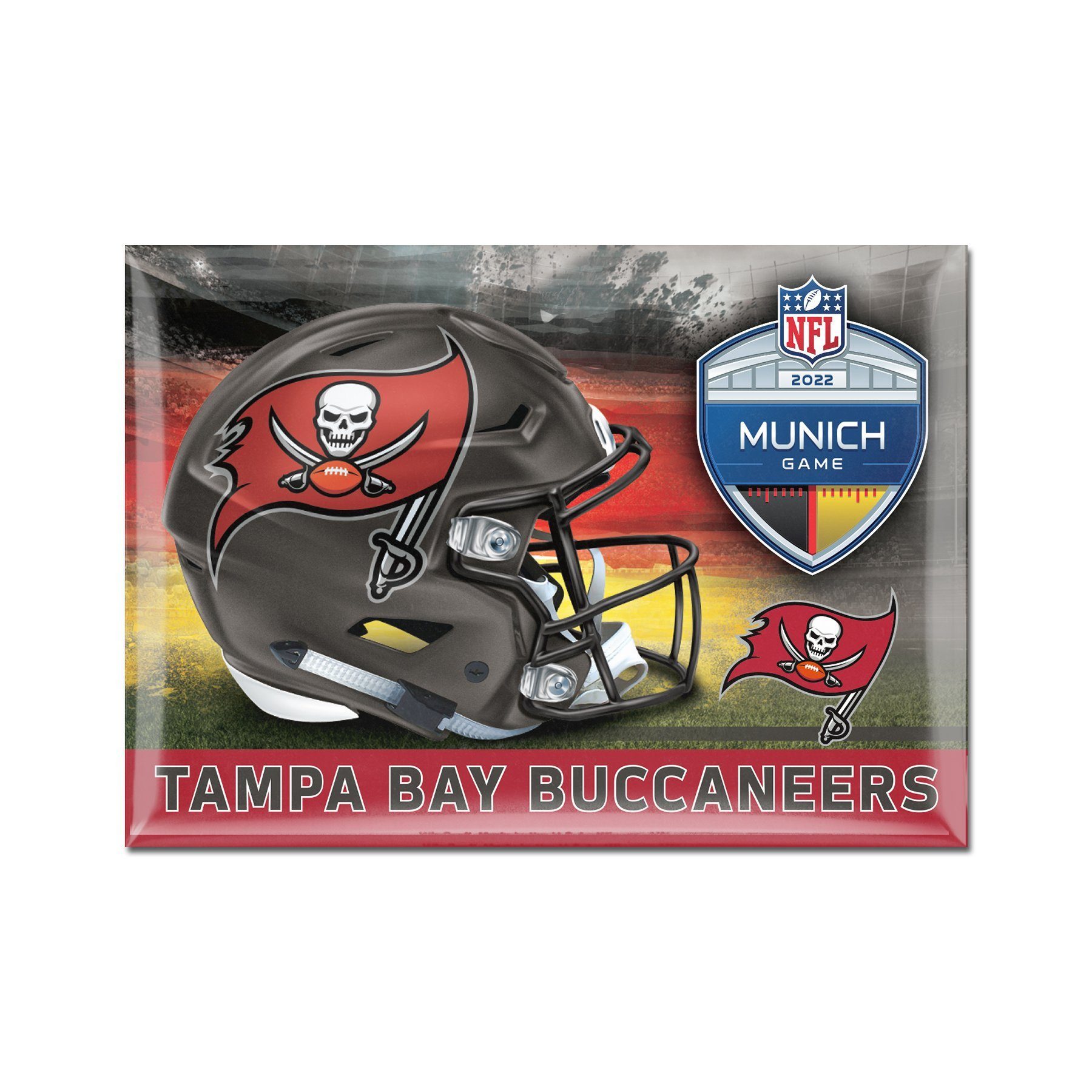 WinCraft Wanddekoobjekt NFL Bay KühlschrankMagnet Tampa Buccaneers Game