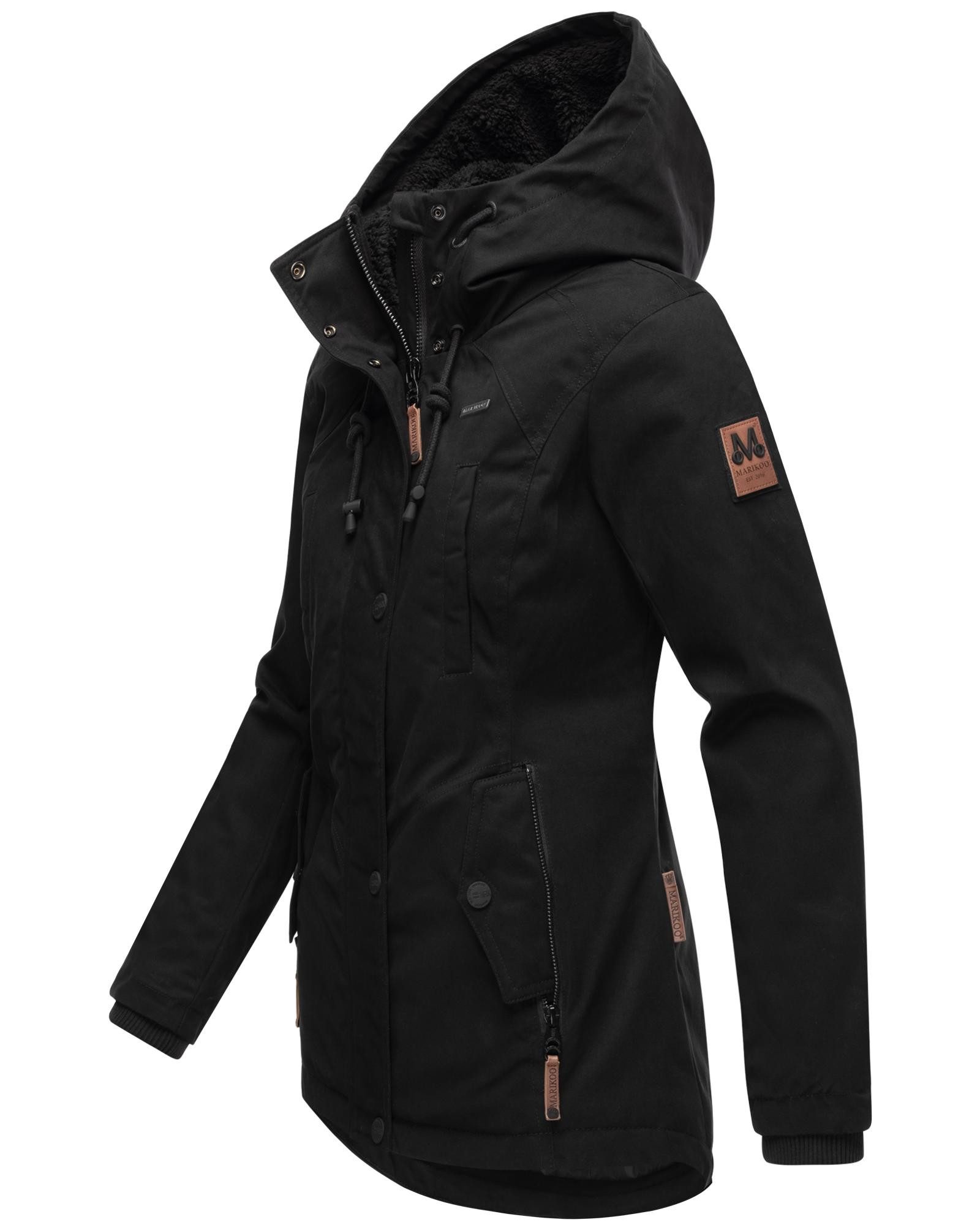 Marikoo Winterjacke Bikoo sportliche Damen Outdoor Baumwolljacke mit Kapuze günstig online kaufen