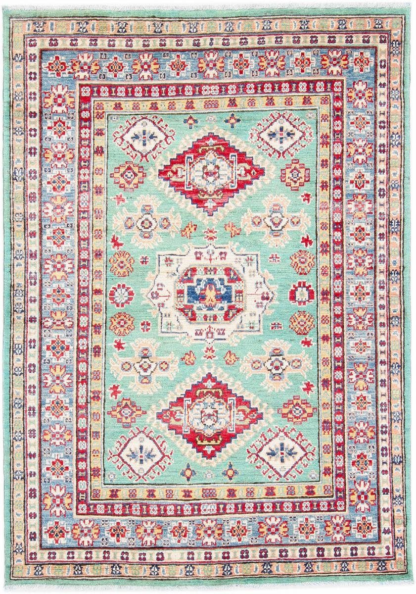Orientteppich Kazak 122x173 Handgeknüpfter Orientteppich, Nain Trading, rechteckig, Höhe: 5 mm