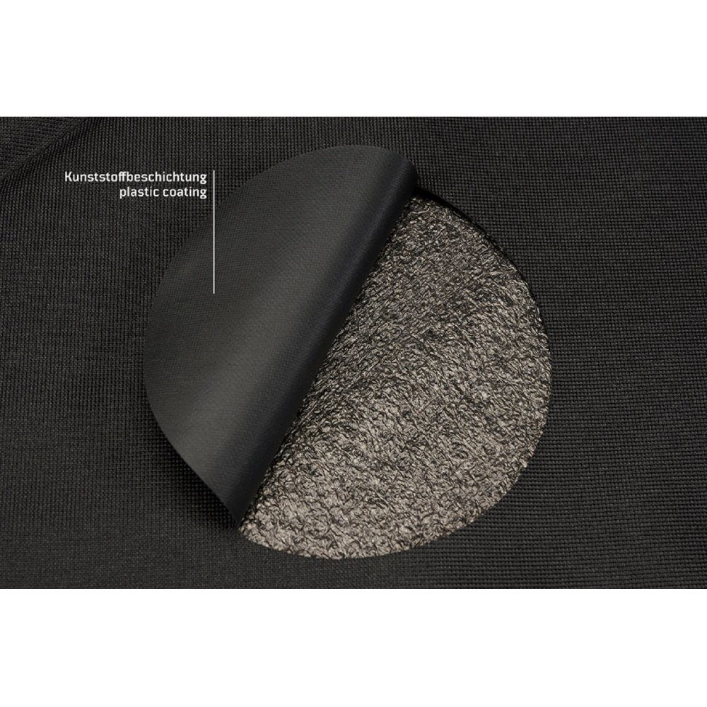 Brandit Isomatte Iso Mattress Molle - black, (Set, 1-tlg., Verschlussriemen mit Klettverschluss), praktische Z-Faltung