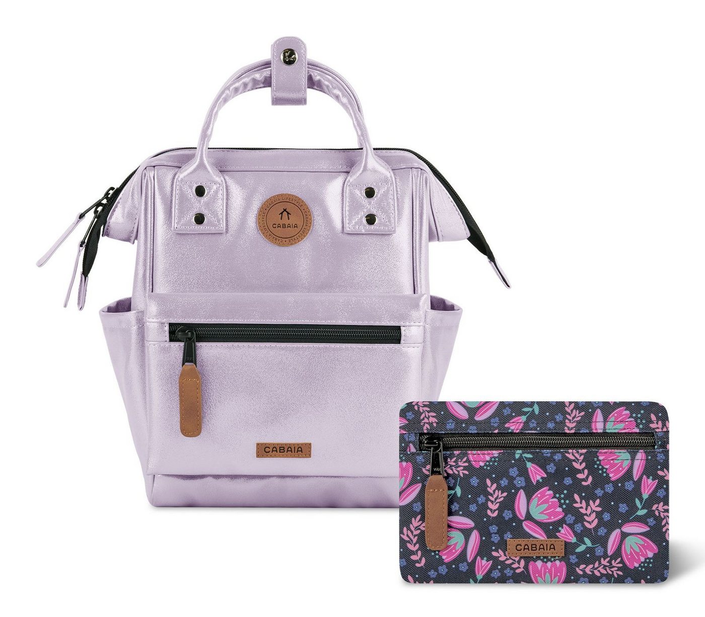 CABAIA Rucksack Iridescent Backpack (Set, 3-tlg)