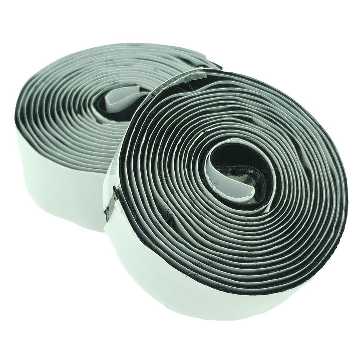 HundB Klettband Klettverschlussband selbstklebend schwarz 2 Meter, Haushalt, (Set, 1-St., Klettband), Klettverschluss Hakenband Flauschband Klettstreifen