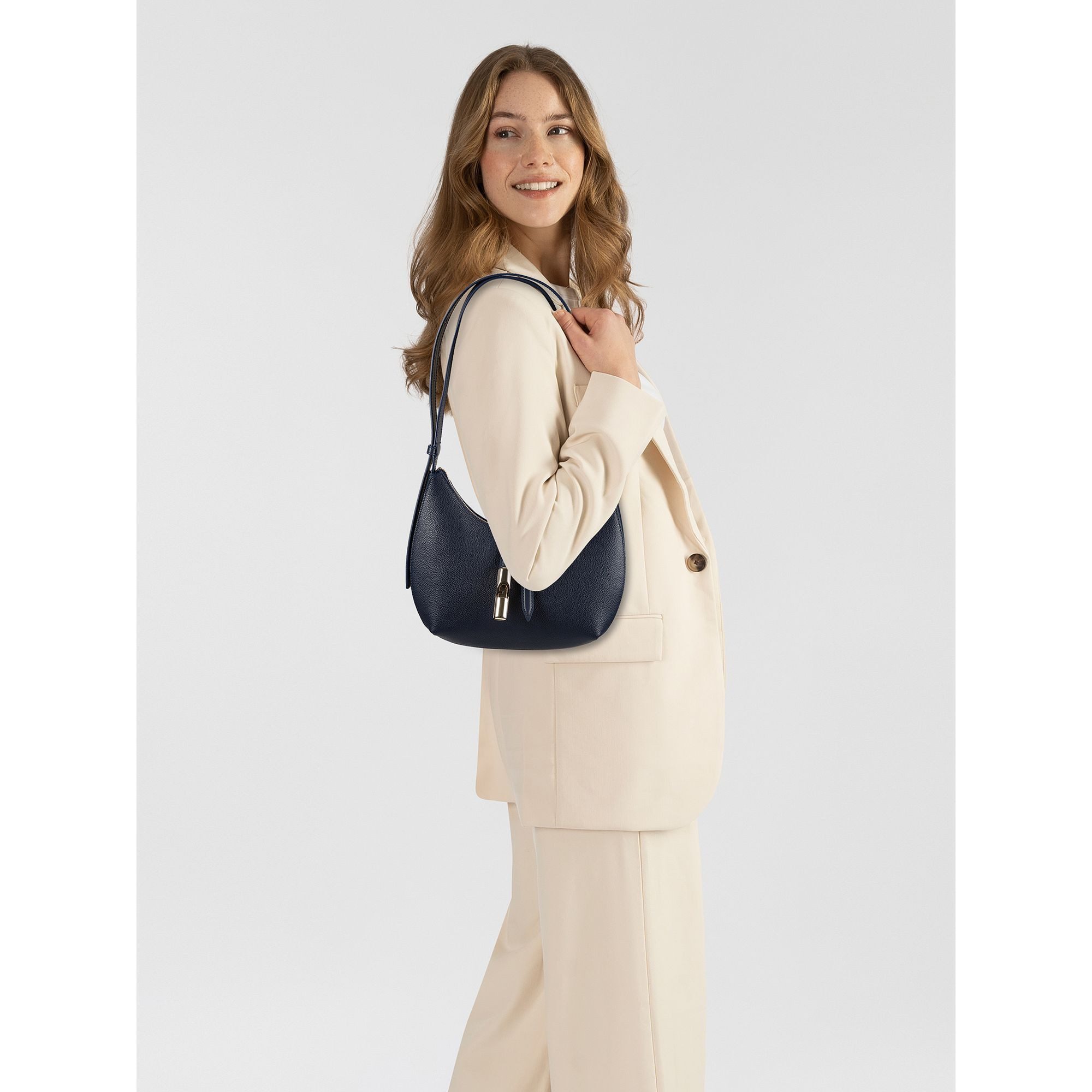 Furla Schultertasche Goccia, Leder