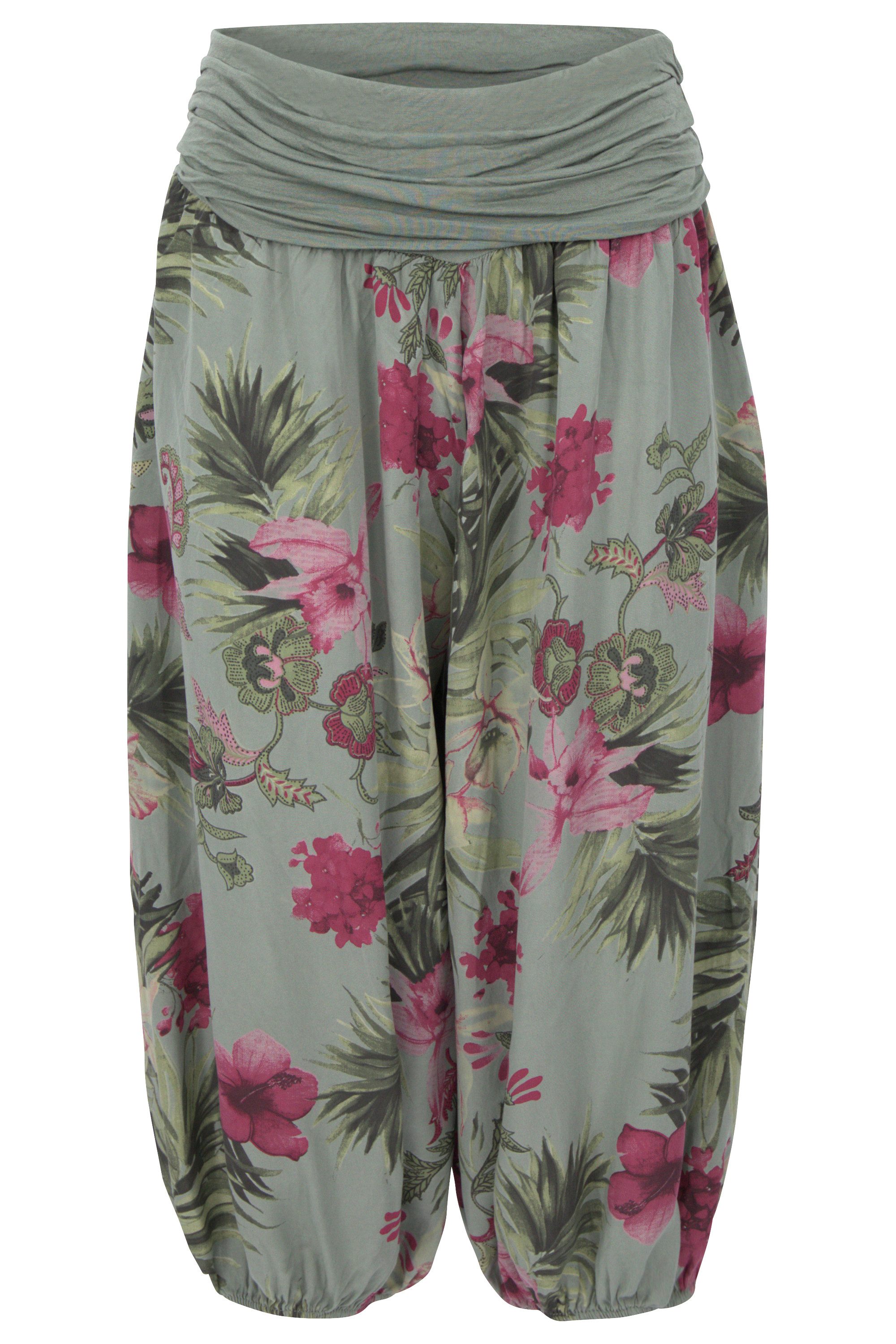 malito more than fashion Haremshose malito Damen Aladinhose mit floralem Mu günstig online kaufen