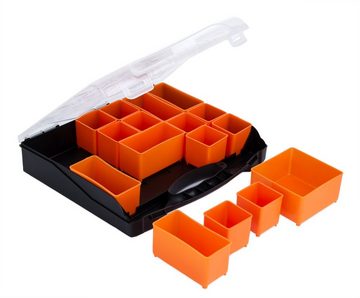 BigDean Werkzeugkoffer Sortierkasten mit 4 herausnehmbaren Schubladen Sortimentskasten