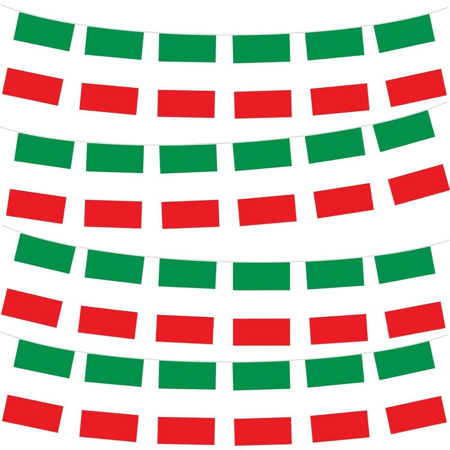 LuxusKollektion Flagge Flaggenkette 10m 30 Italien EM Deko (30-St)