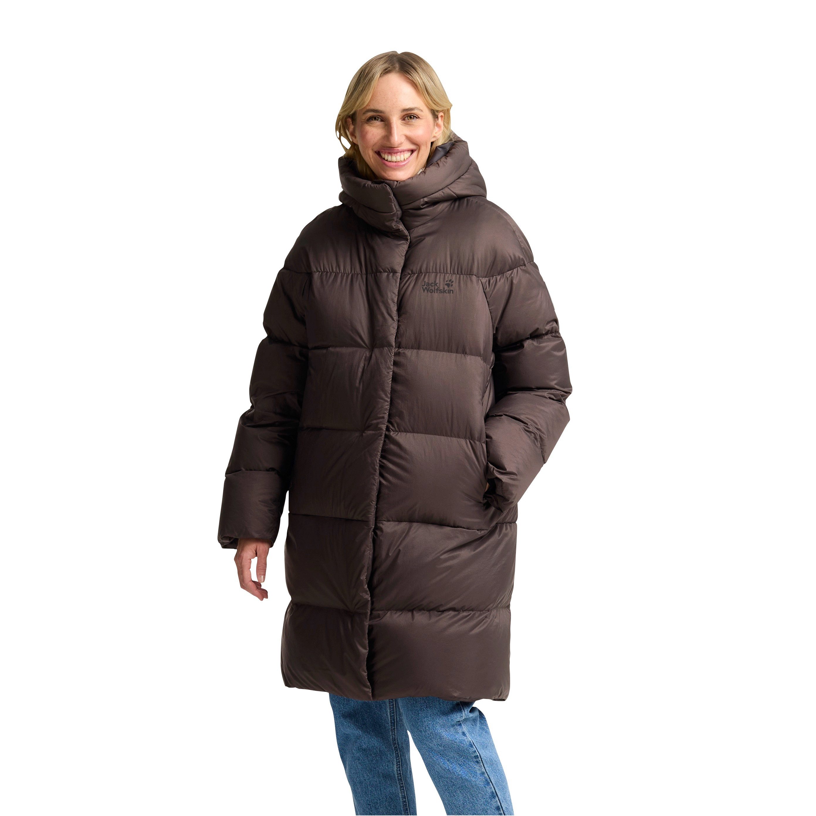 Jack Wolfskin Daunenmantel ICY HILL COAT W RDS Wärmend, winddicht, Daunenja günstig online kaufen