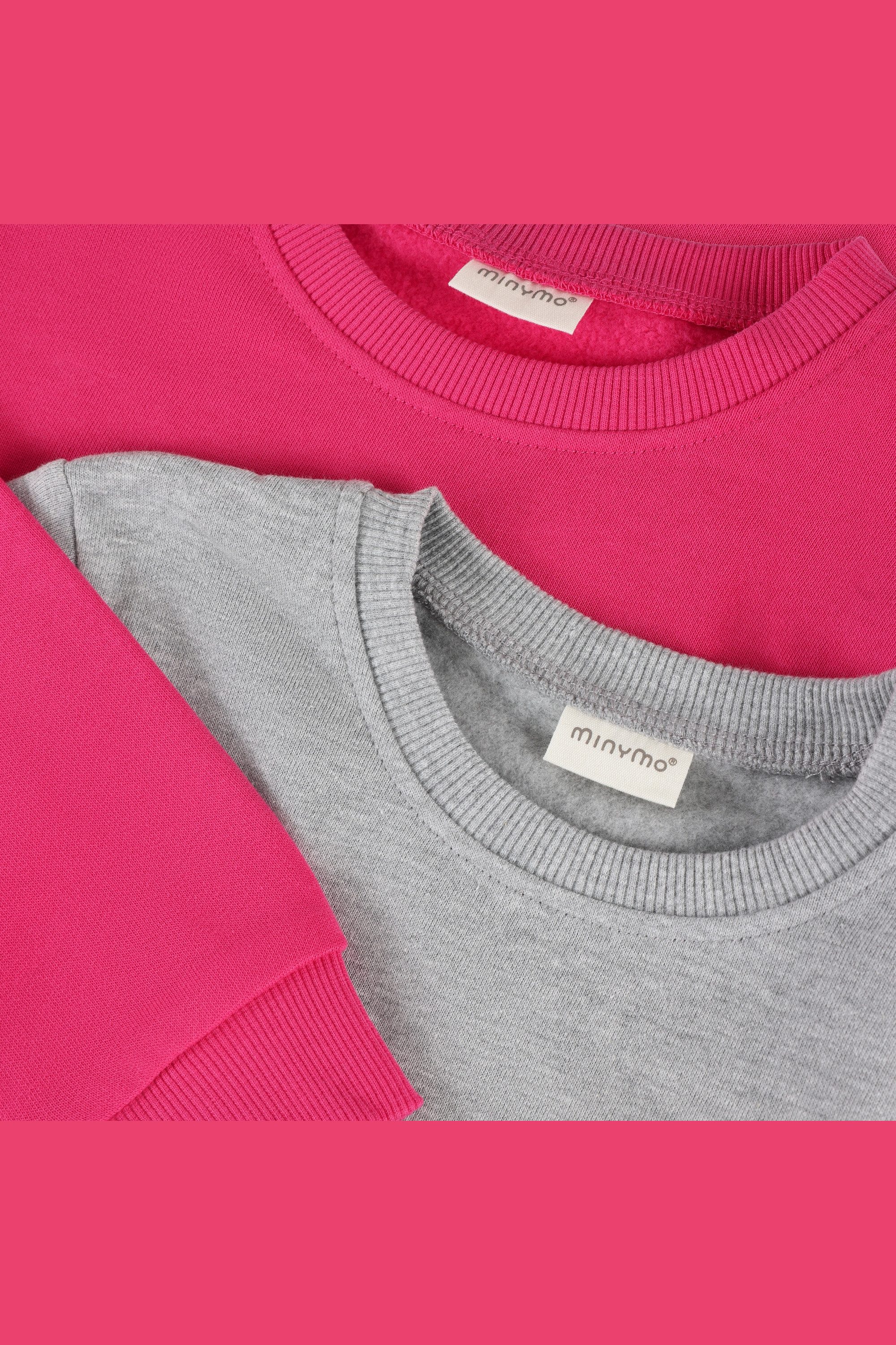 Minymo Sweatshirt MISweatshirt (2-tlg) 2er Pack Kuscheliges Sweatshirt – Bild 5 von 5