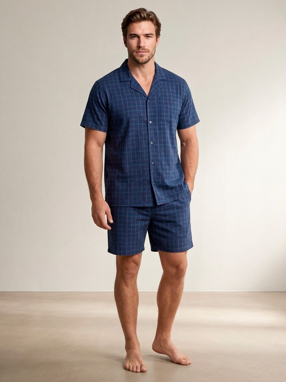 Henry Terre Shorty Pyjama Set Kurz - Karl Karo