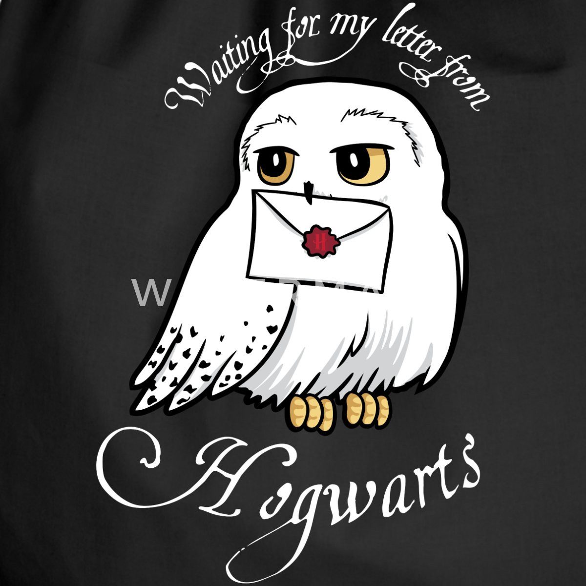 Spreadshirt Turnbeutel Harry Potter Hedwig Brief Turnbeutel (1-tlg)