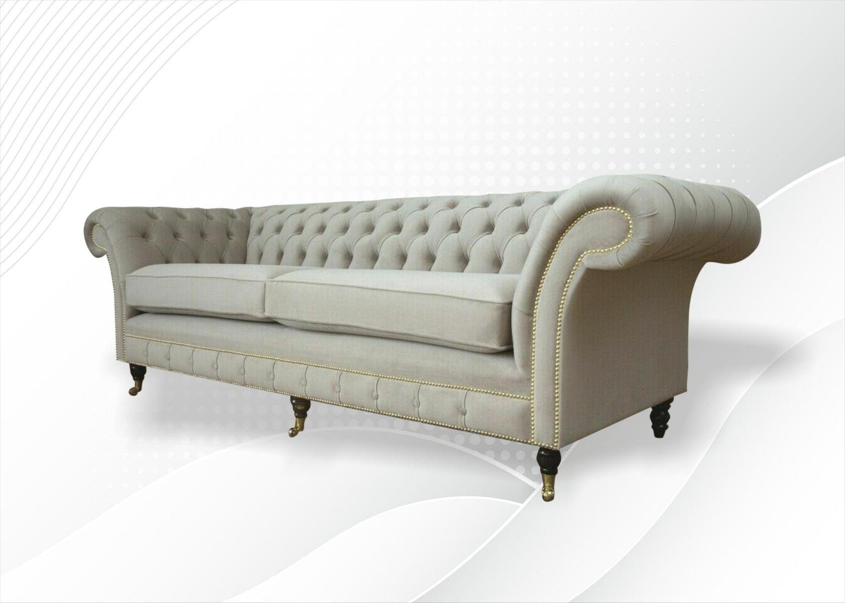 Couch JVmoebel 265 Chesterfield Sofa Sitzer Chesterfield-Sofa, 4 Design cm Sofa