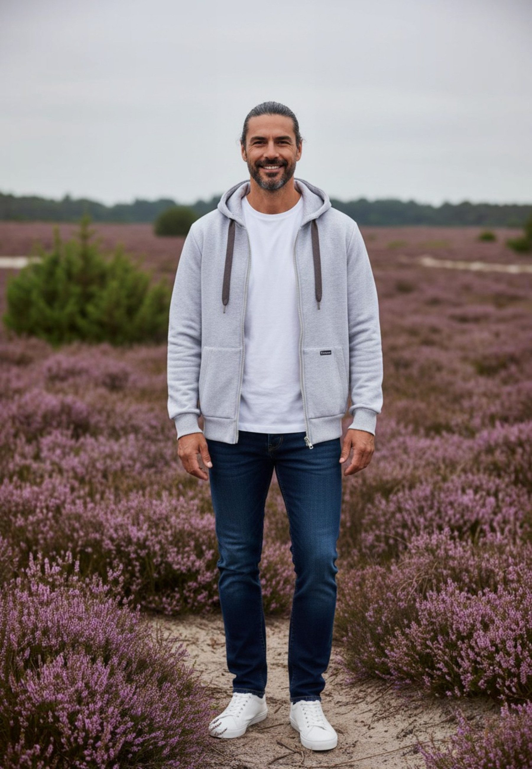 salzhaut Sweatjacke BREKER JACKE Herren normale Passform komfortabler Fit, nordisch klar – entspannter Look mit Haltung