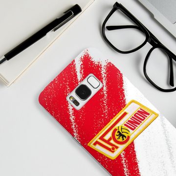 DeinDesign Handyhülle Offizielles Lizenzprodukt 1. FC Union Berlin Logo, Samsung Galaxy S8 Silikon Hülle Bumper Case Handy Schutzhülle