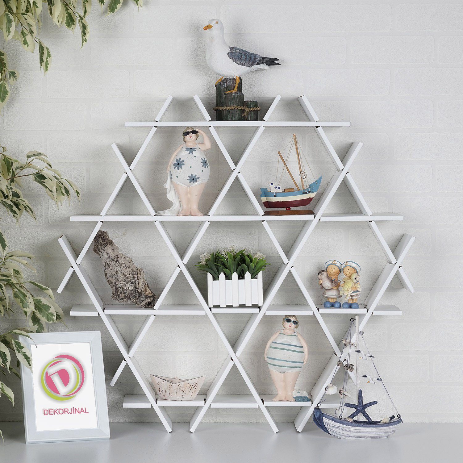 Skye Decor Wandregal 100% CORRUGATED CARDBOARD, 70 x 67 x 11 cm L1608 günstig online kaufen