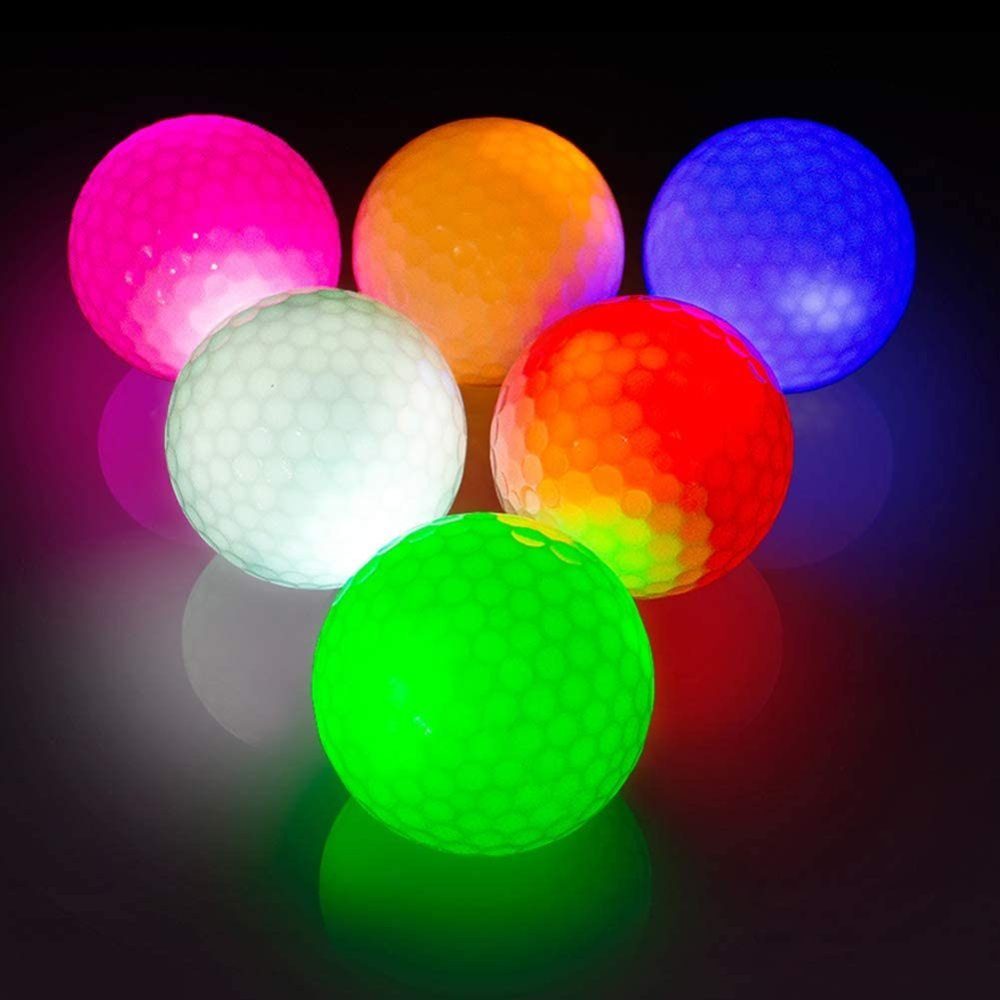 GelldG Golfball »LED Golfbälle bunt Light Up Golfbälle Nacht Golfball  leuchtet im Dunkeln leuchtende Golfbälle Perfekt für Nacht-Training und Golf-Langstreckenschüsse  Golfbälle«