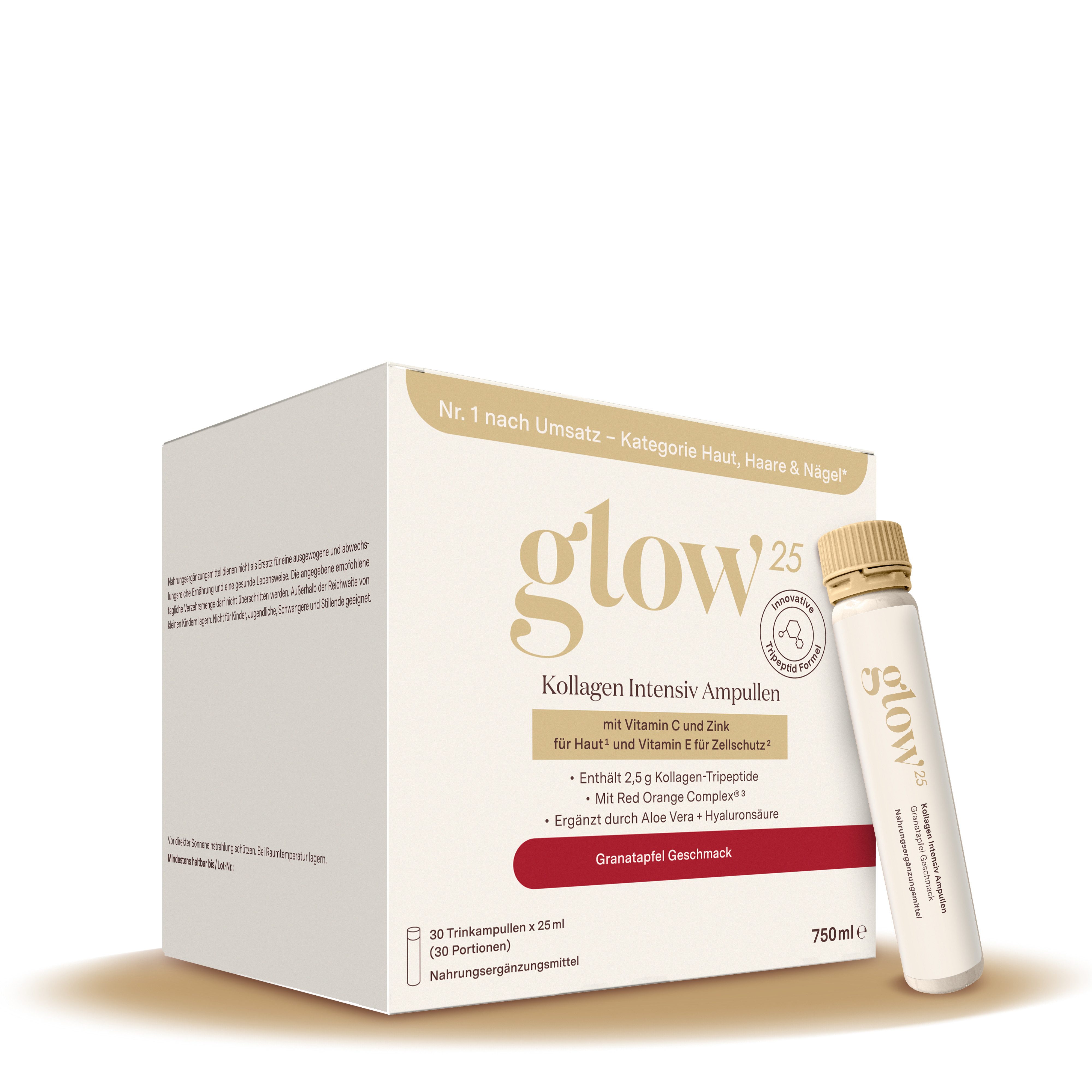 Glow25 Glow25® Kollagen Intensiv Ampullen [30 Port.] – Flüssig Flüssig, 750 ml