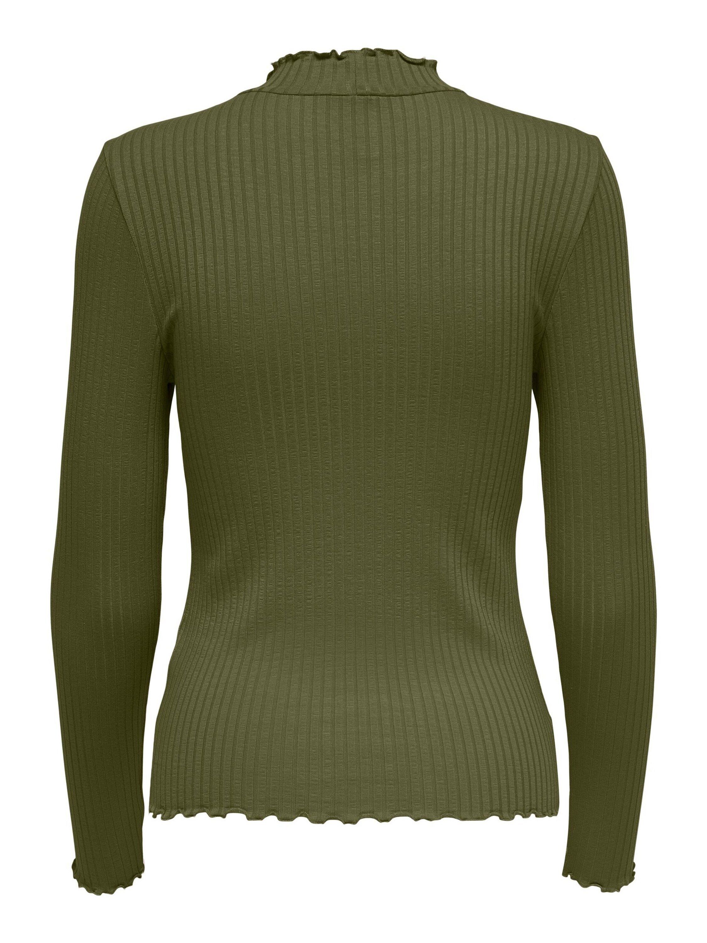 JDY Langarmshirt Fransiska (1-tlg) Rüschen günstig online kaufen