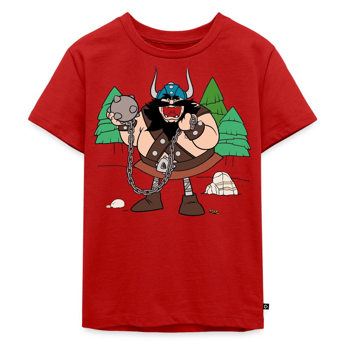 T-Shirt Wickie Und Die Starken Männer Schrecklicher Sven Kinder Premium T-Shir